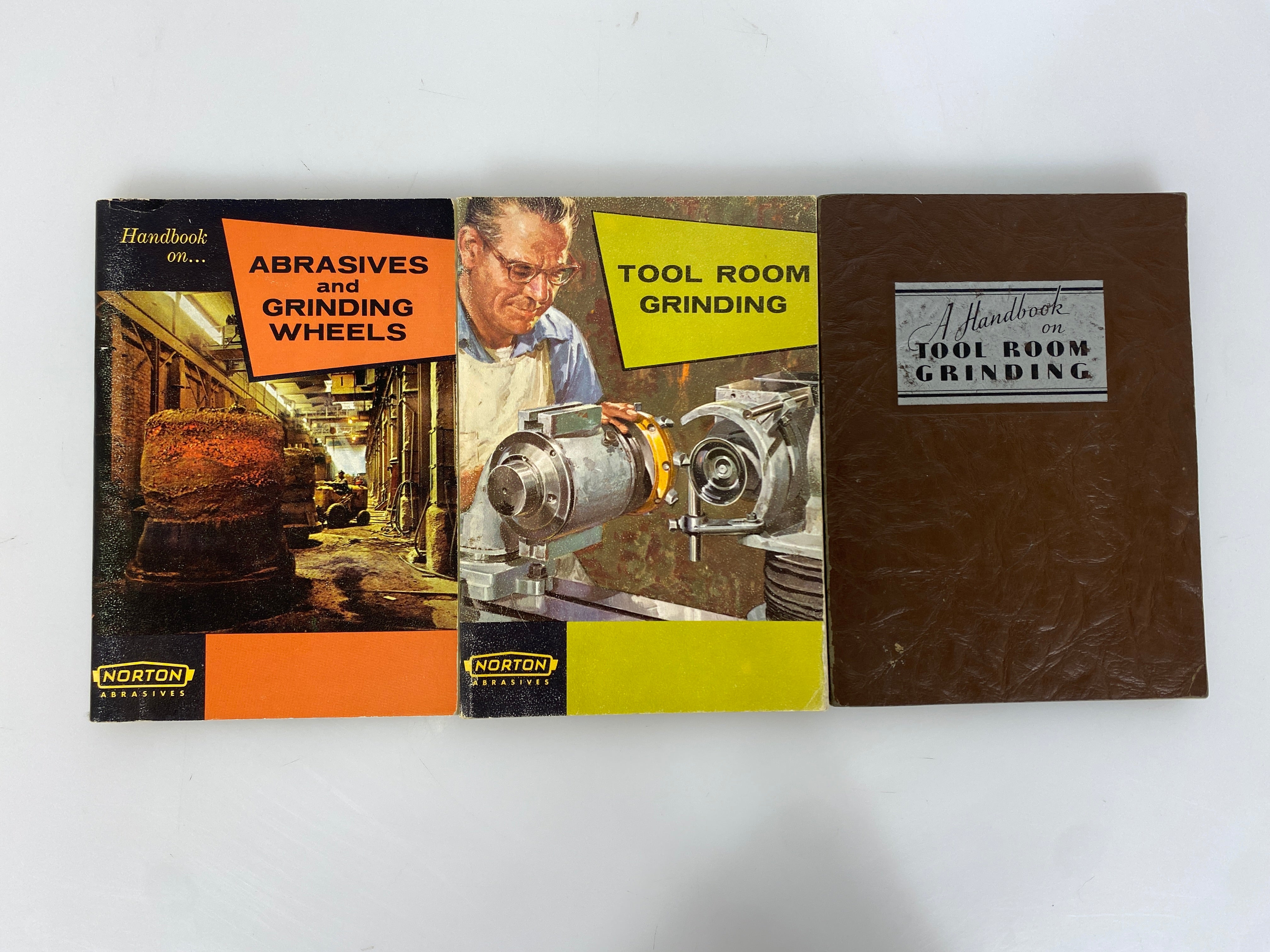 Lot of 3 Vintage Norton Abrasives Handbooks 1938-1961 SC