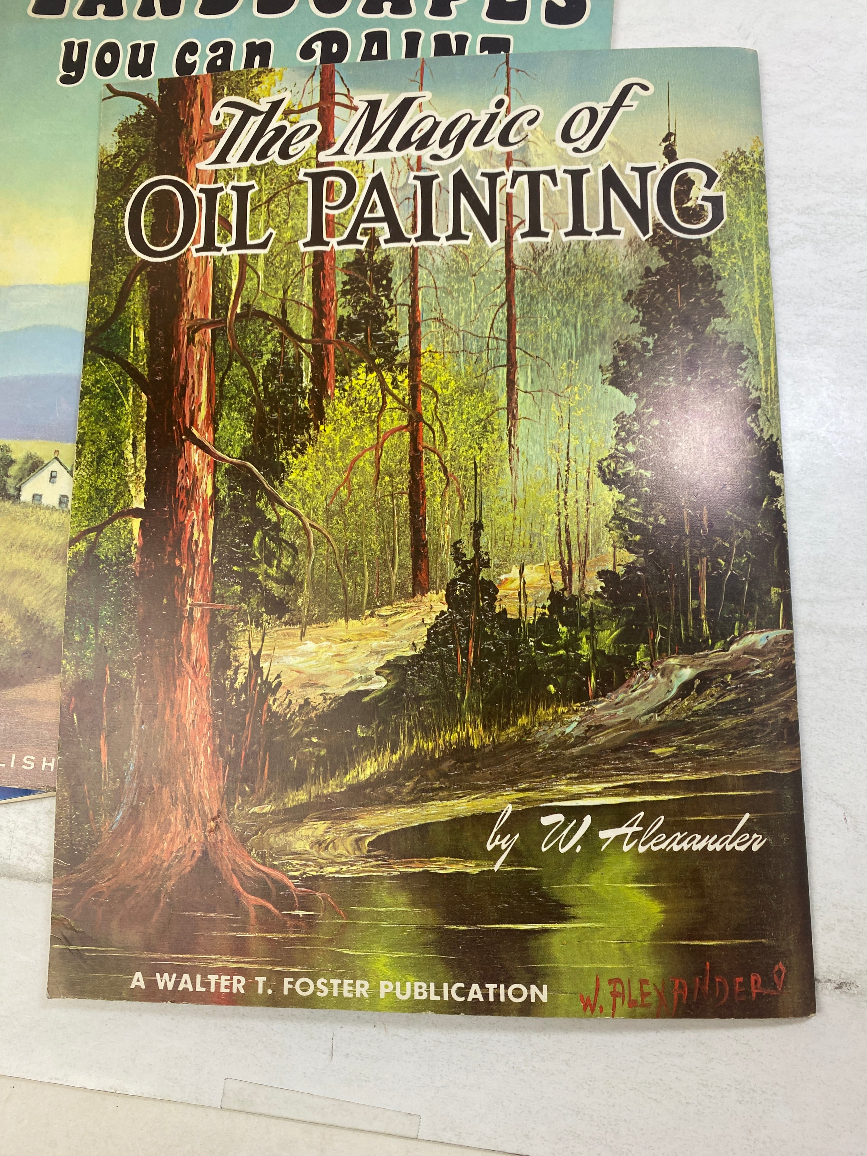 Lot of 3 Vintage Painting Instructional Books