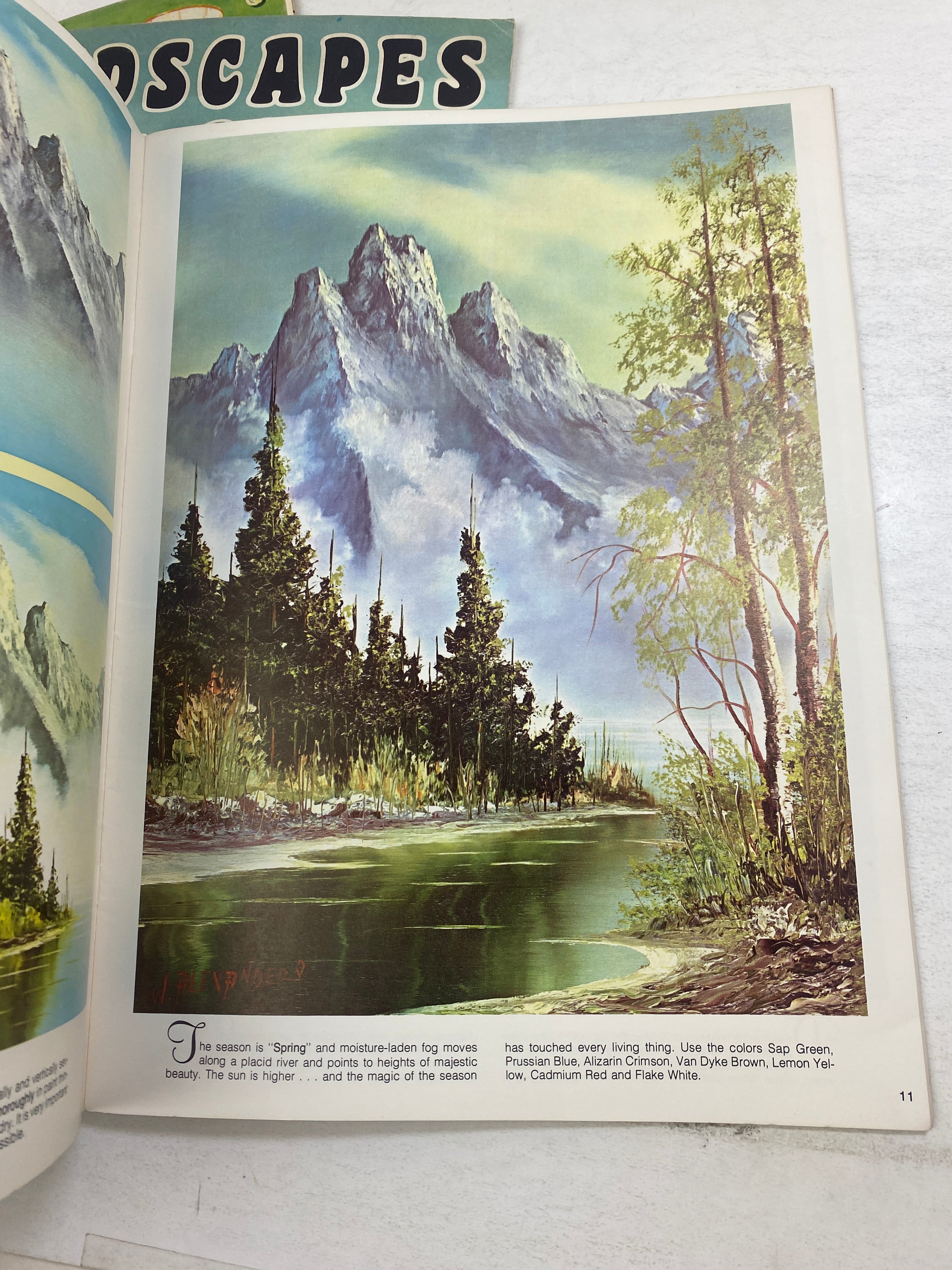 Lot of 3 Vintage Painting Instructional Books