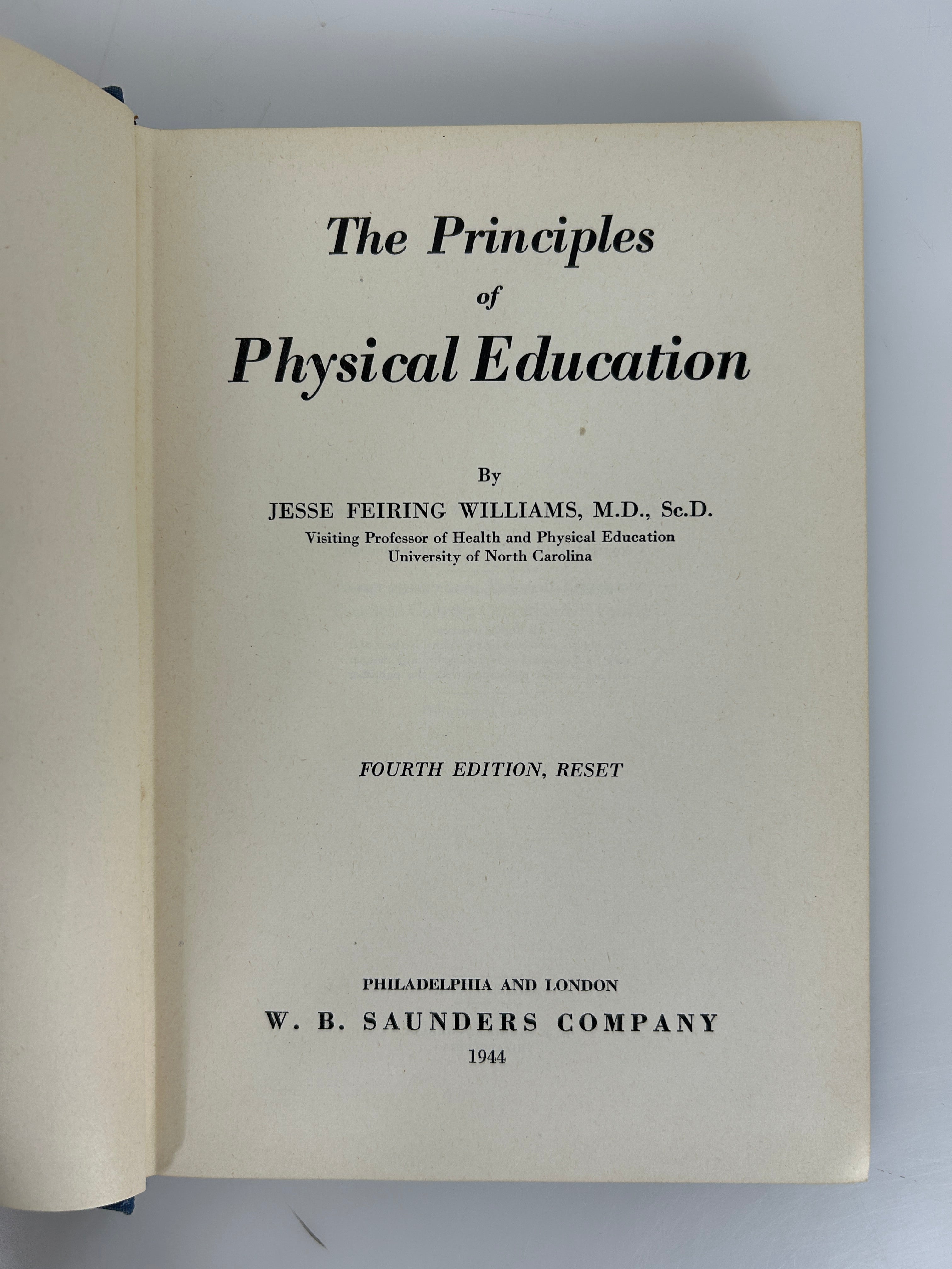 Lot of 3 Vintage Physical Education Textbooks 1942-54 HC