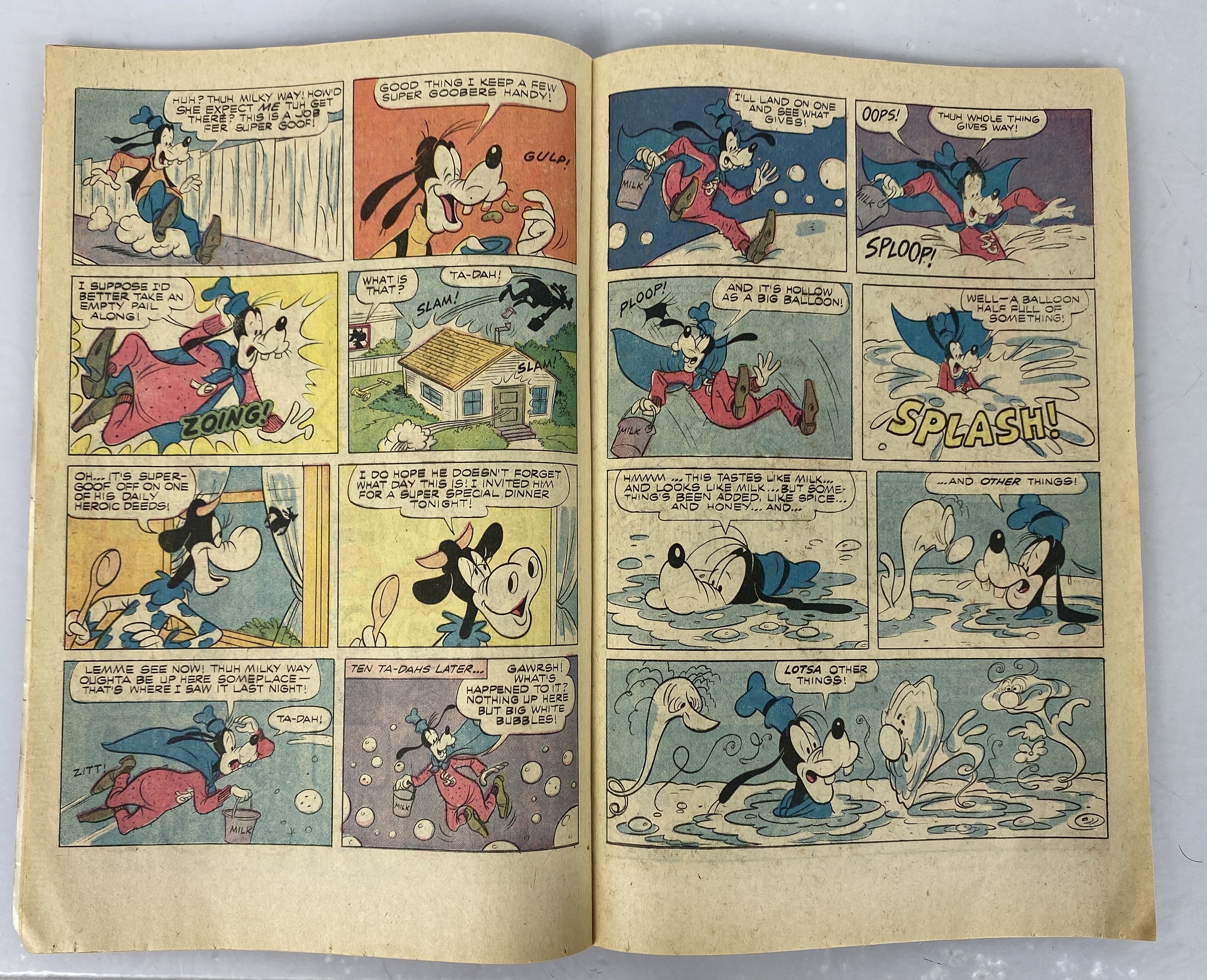 Lot of 3 Walt Disney Super Goof Gold Key Comics 1972-1980