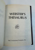 Lot of 3 Webster's Reference Vol: Grammar, Thesaurus, and Secretary's Handbook HC