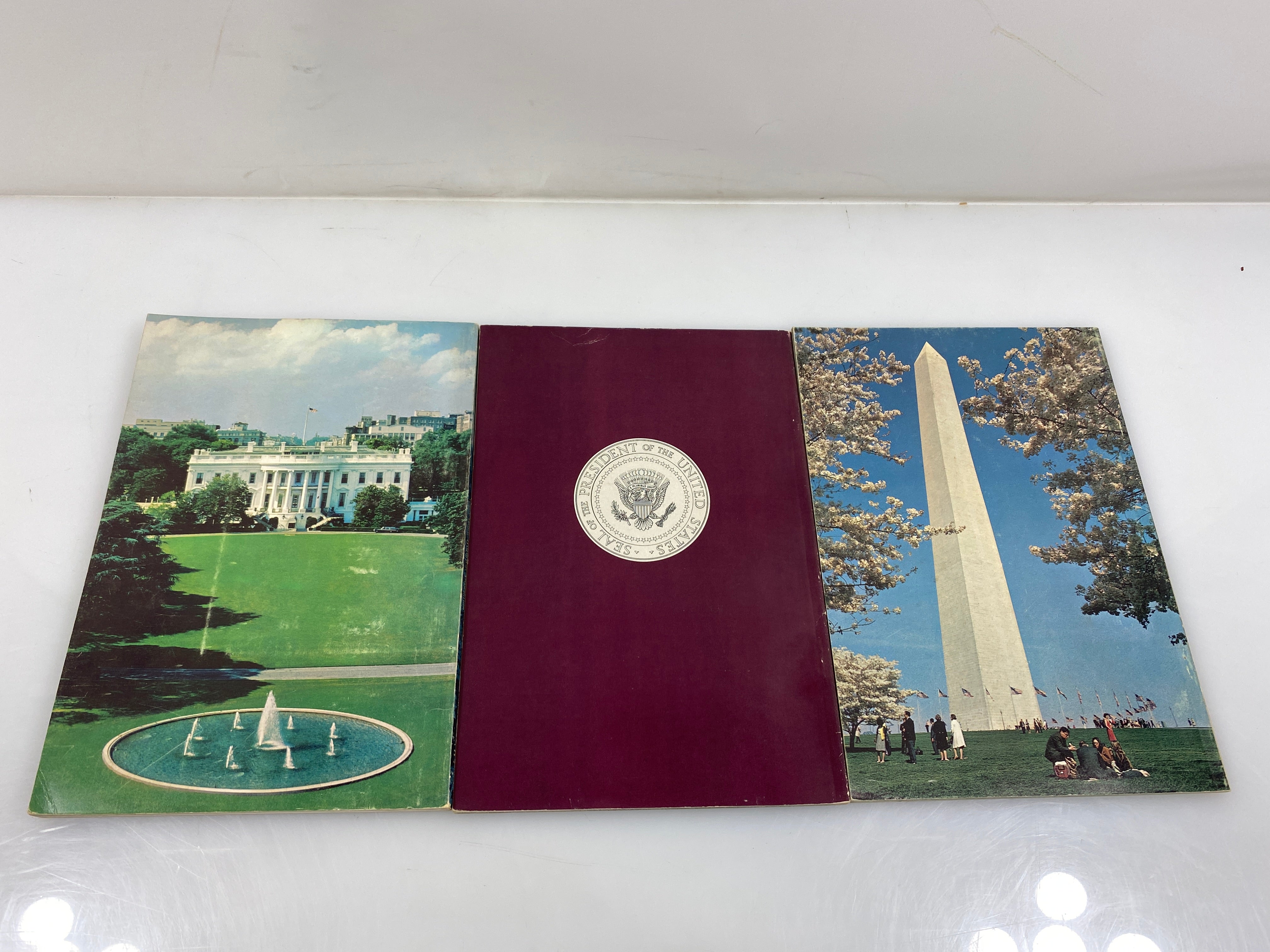 Lot of 3 White House Historical Association Books 1964-66 SC