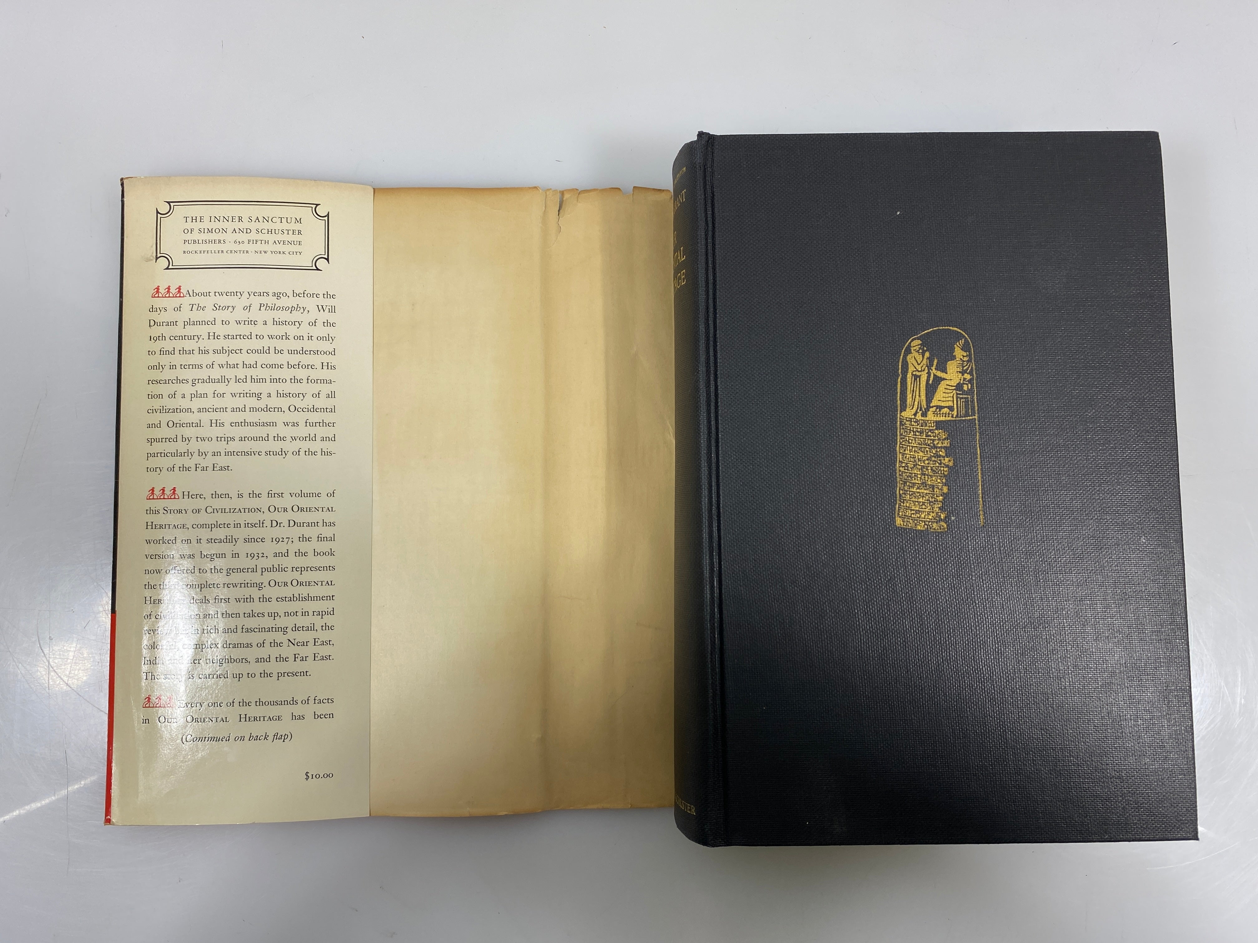 Lot of 3: Will Durant The Story of Civilization 1935-1953 HCDJ