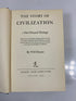 Lot of 3: Will Durant The Story of Civilization 1935-1953 HCDJ