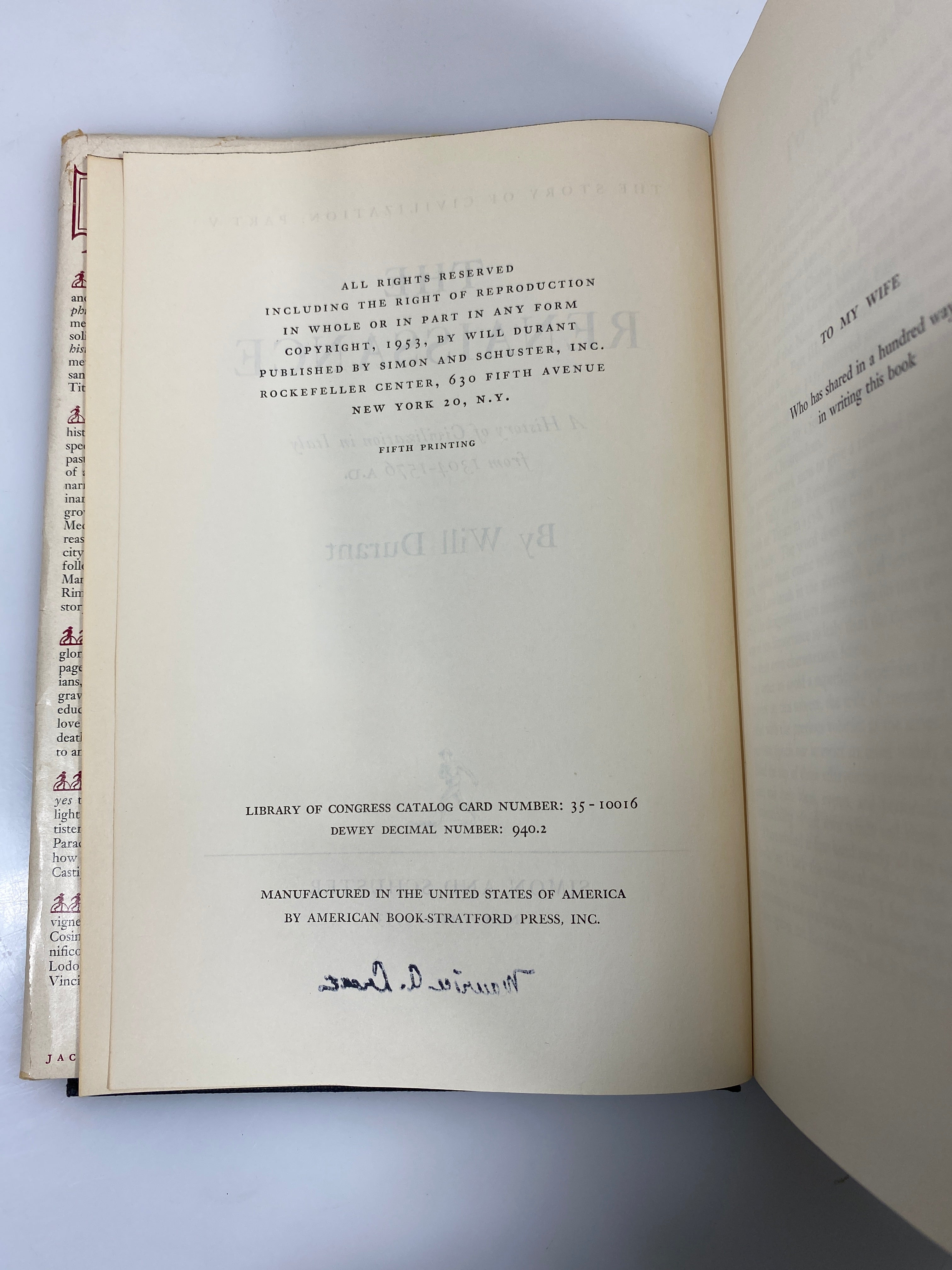 Lot of 3: Will Durant The Story of Civilization 1935-1953 HCDJ