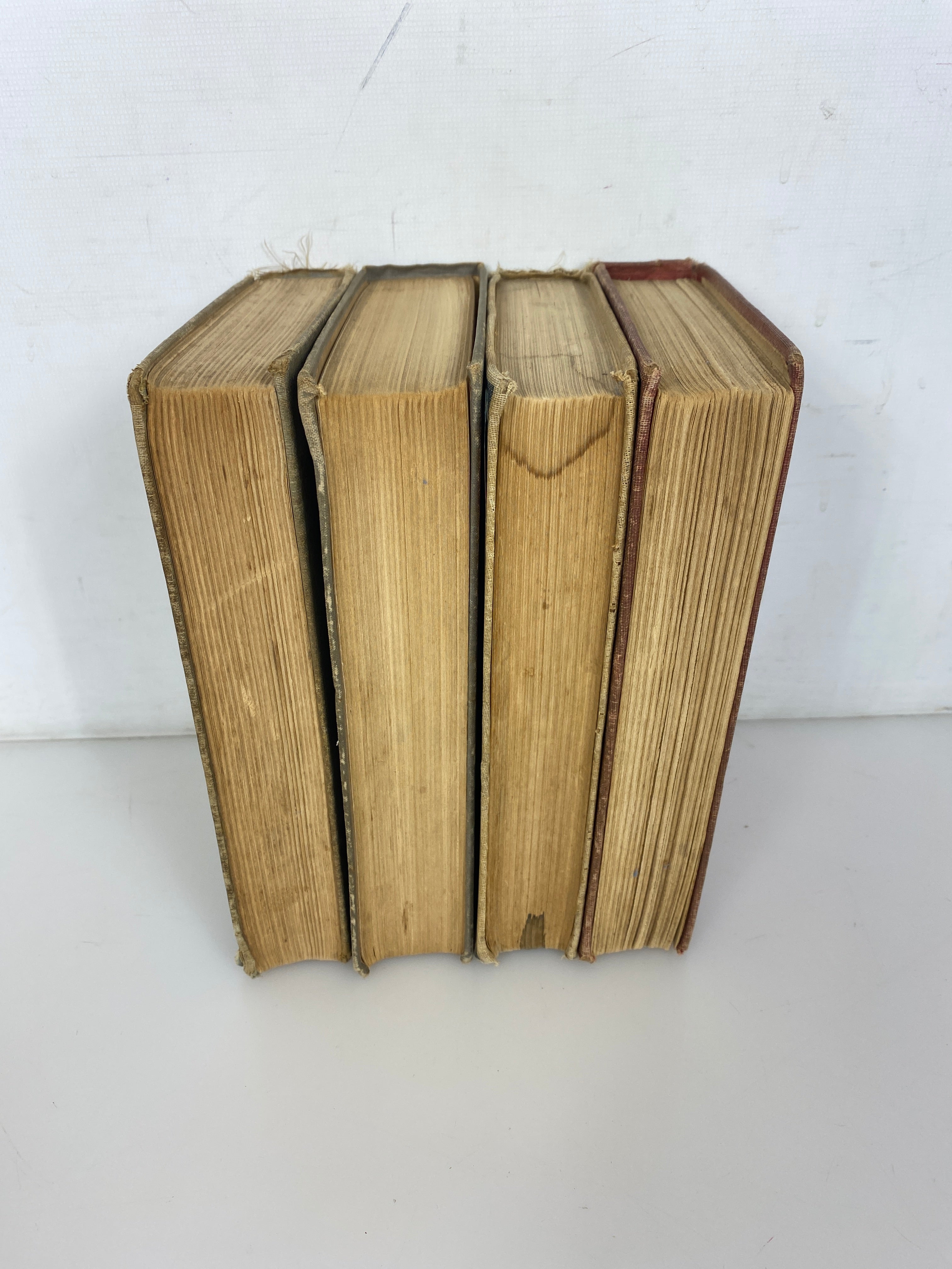 Lot of 4 Antique Fiction incl Keineth/Self-Raised/Merry Girls of England HC