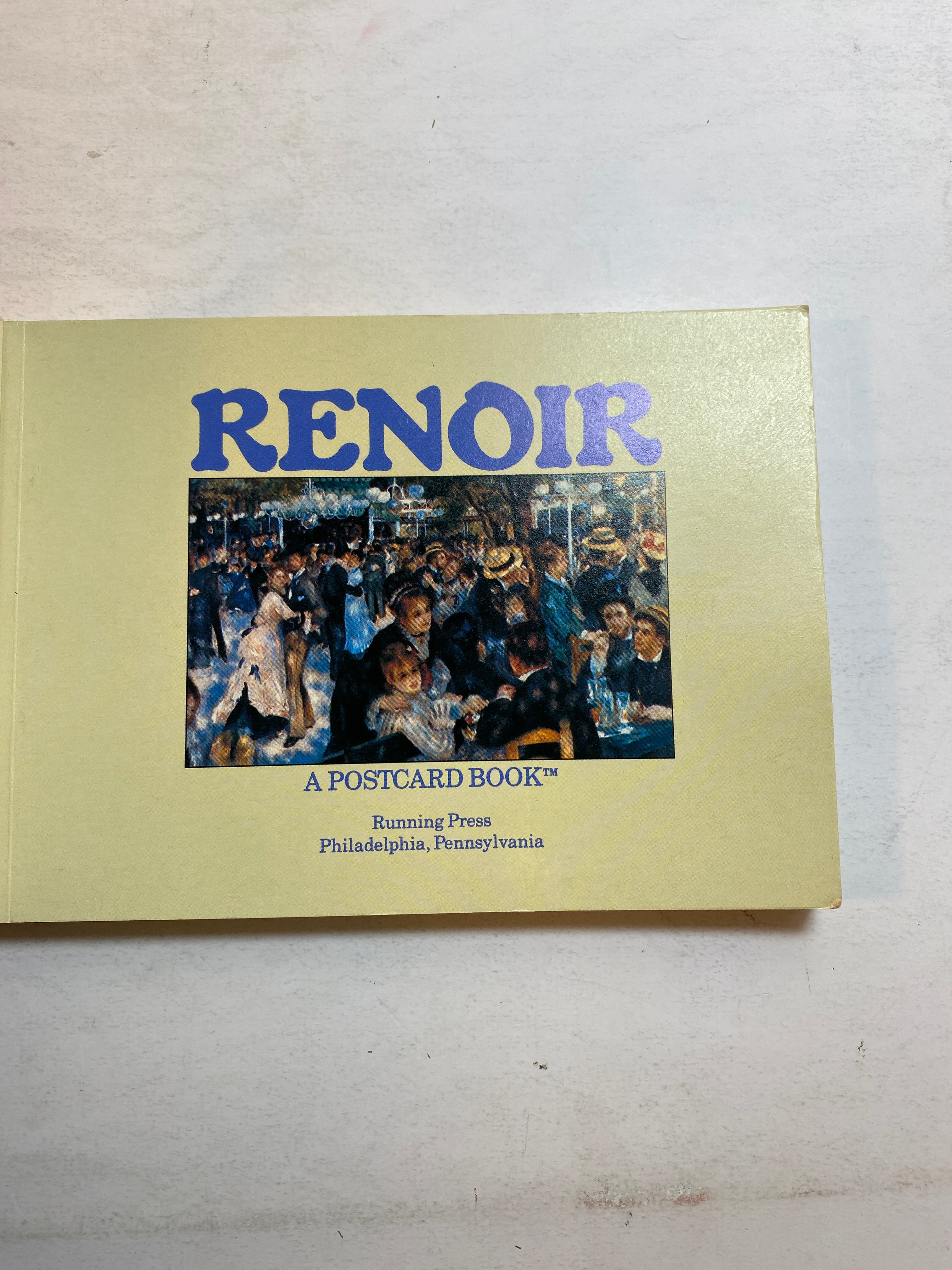 Lot of 4 Art Postcard Books Van Gogh Gaugin Renoir National Gallery