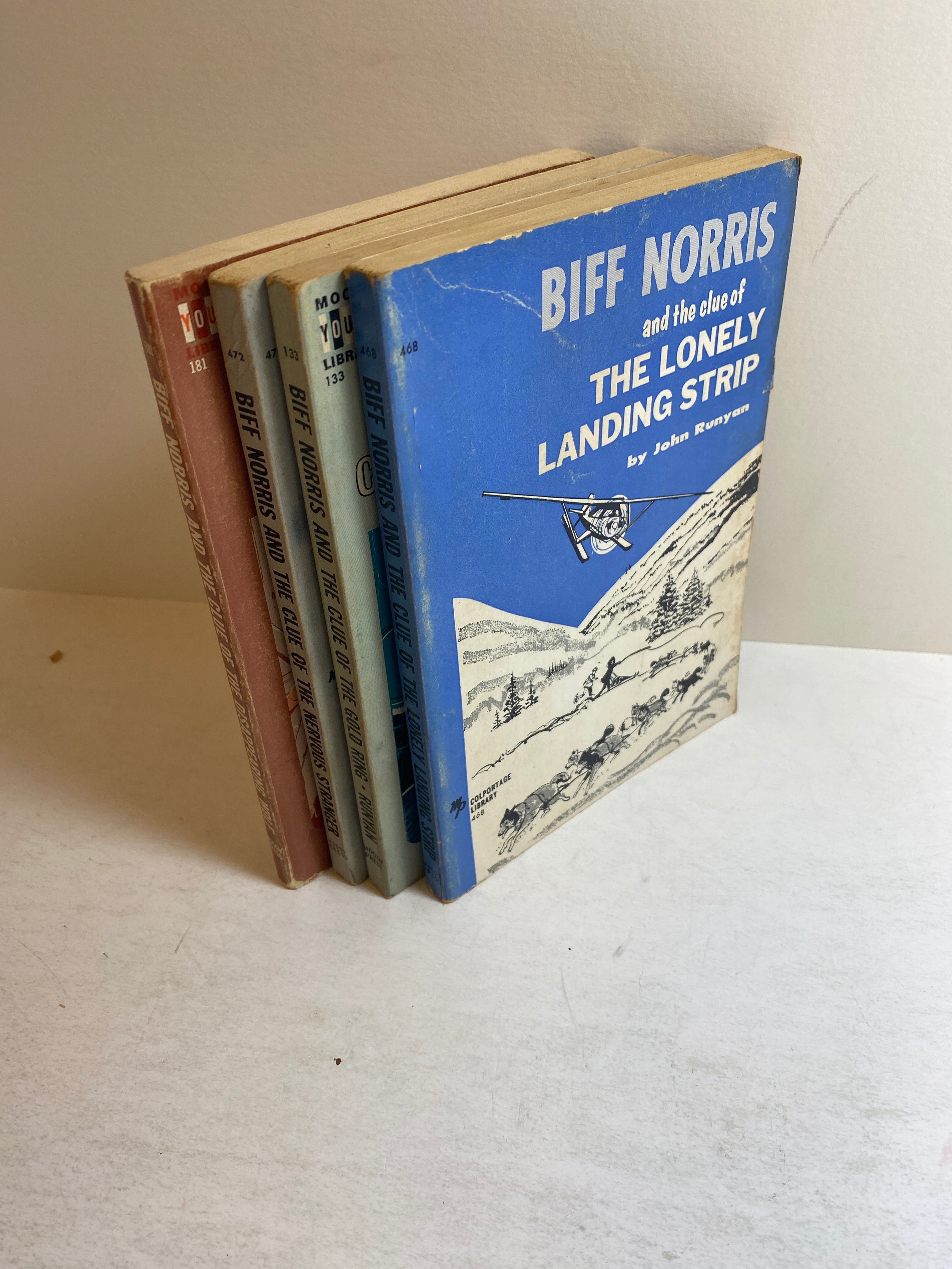 Lot of 4 Biff Norris Books Moody Press 1962-1967