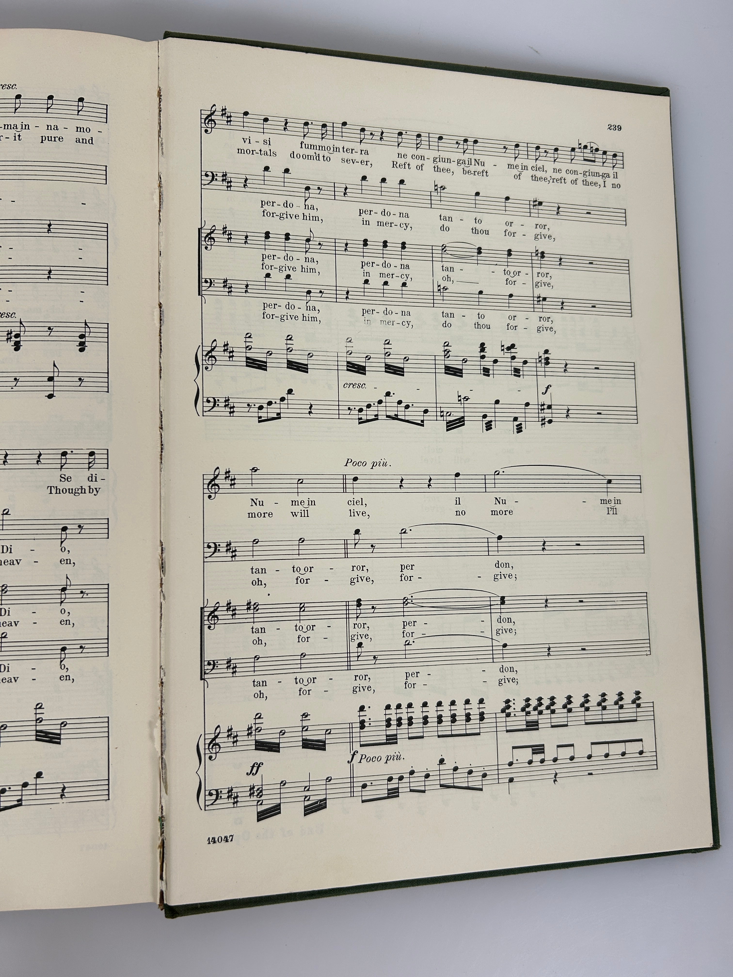 Lot of 4 Bilingual Opera Scores Published by Schirmer HC