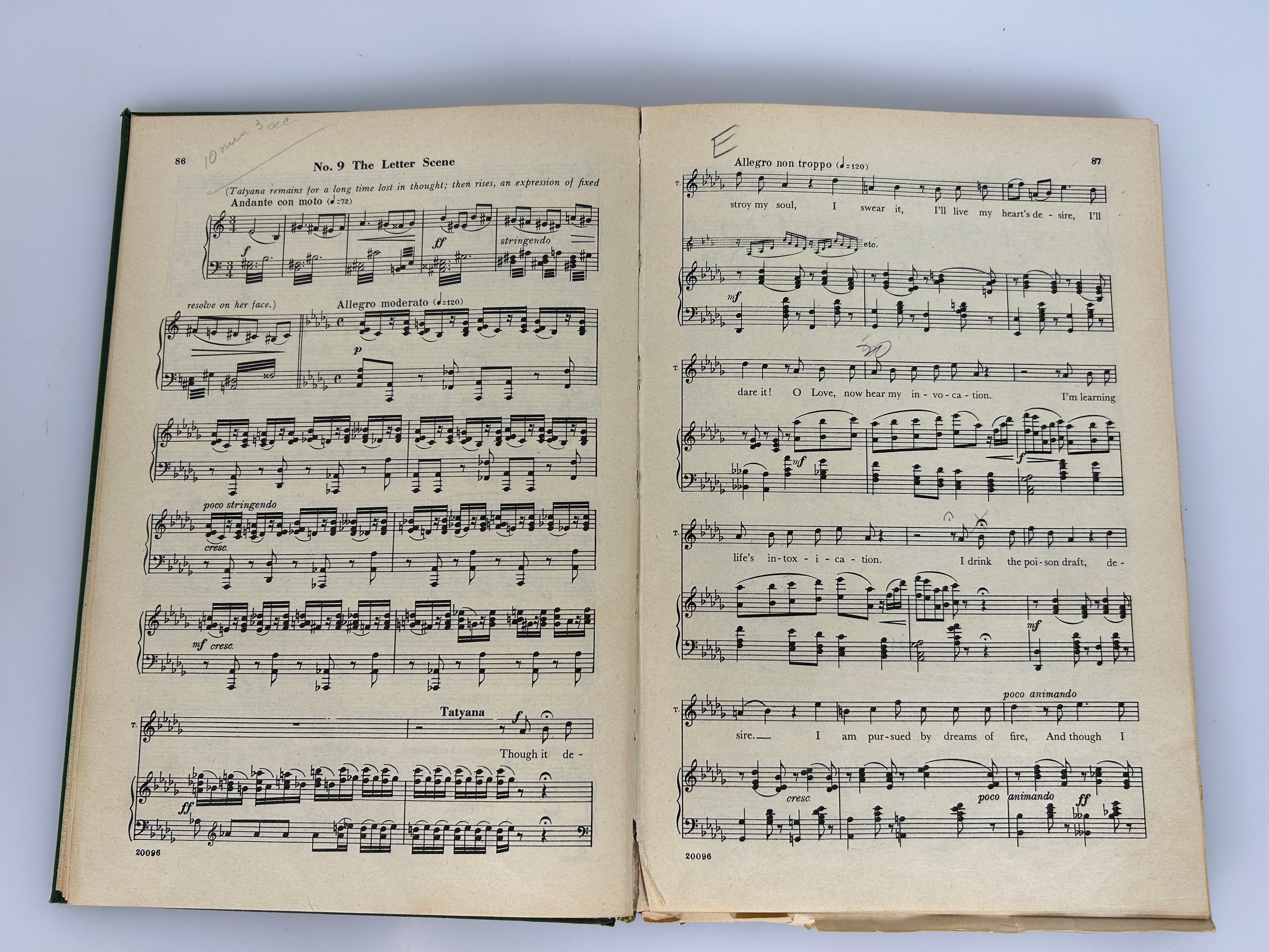 Lot of 4 Bilingual Opera Scores Published by Schirmer HC