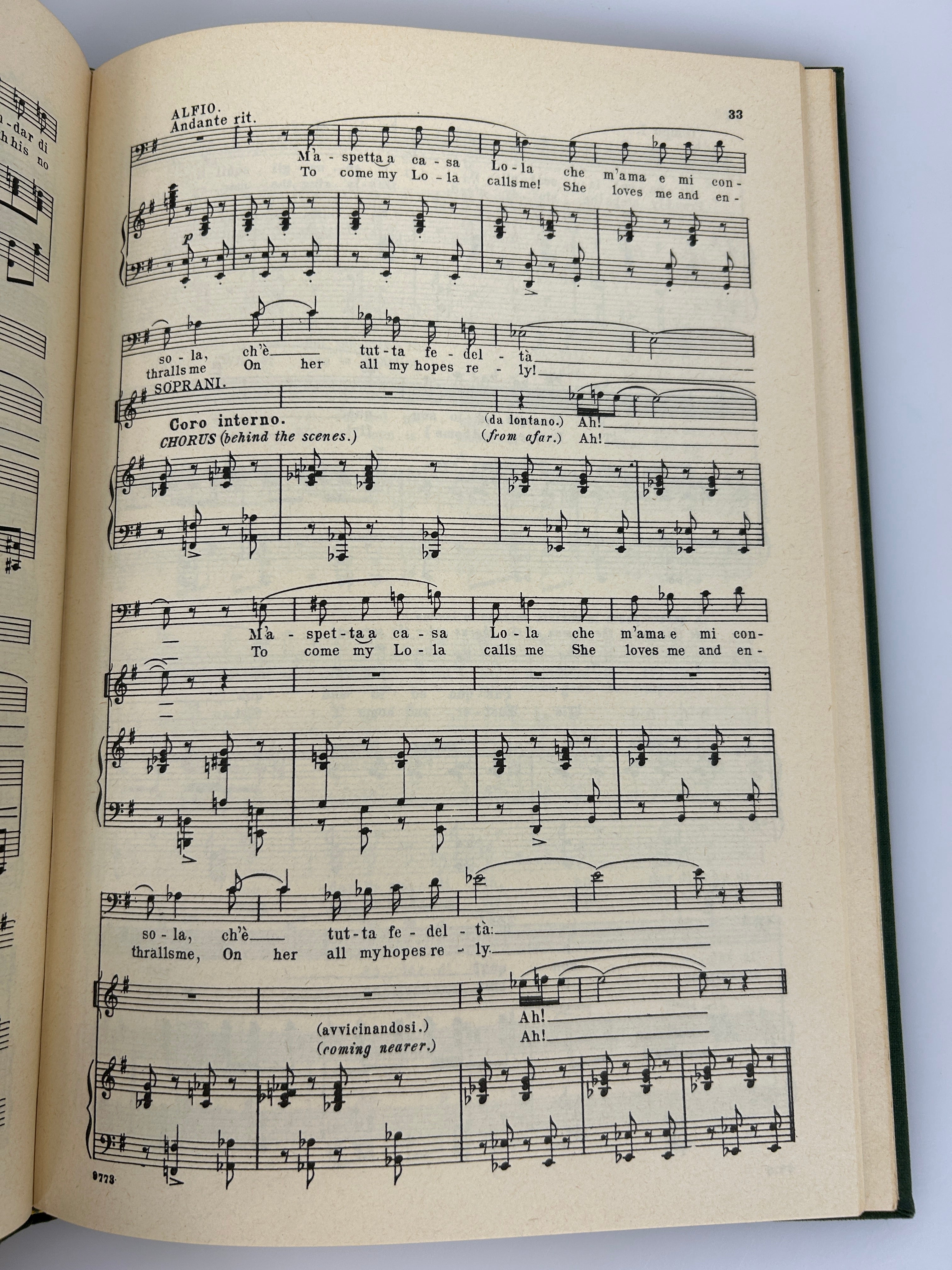Lot of 4 Bilingual Opera Scores Published by Schirmer HC