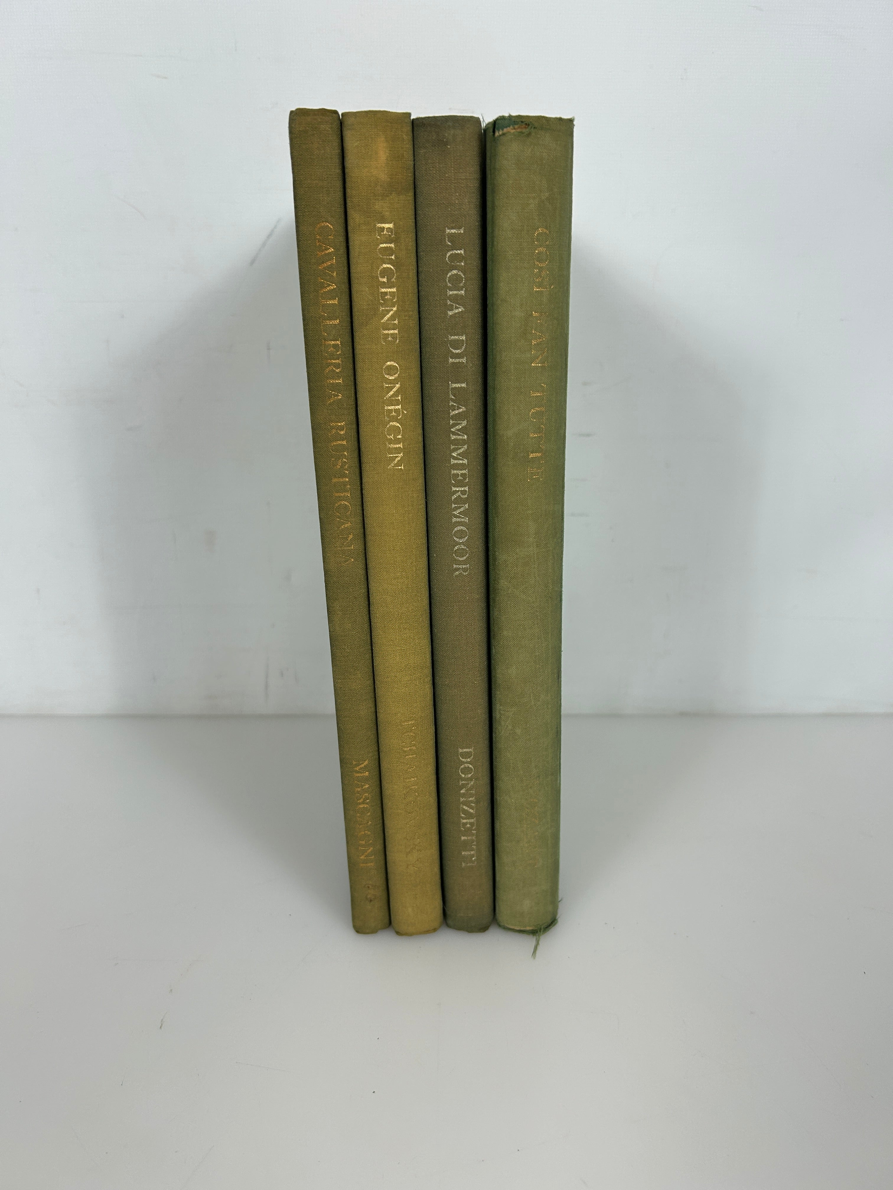 Lot of 4 Bilingual Opera Scores Published by Schirmer HC