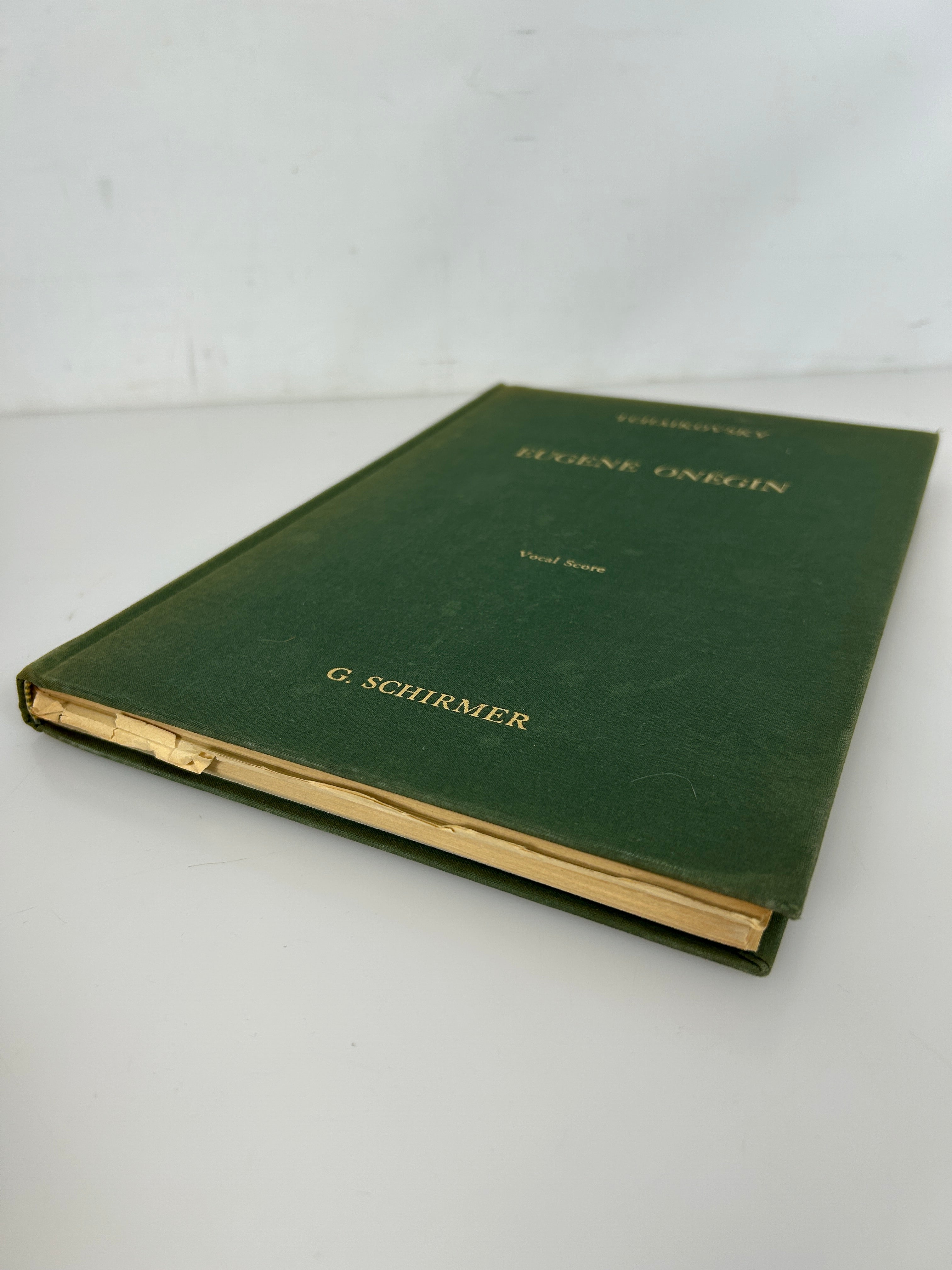 Lot of 4 Bilingual Opera Scores Published by Schirmer HC