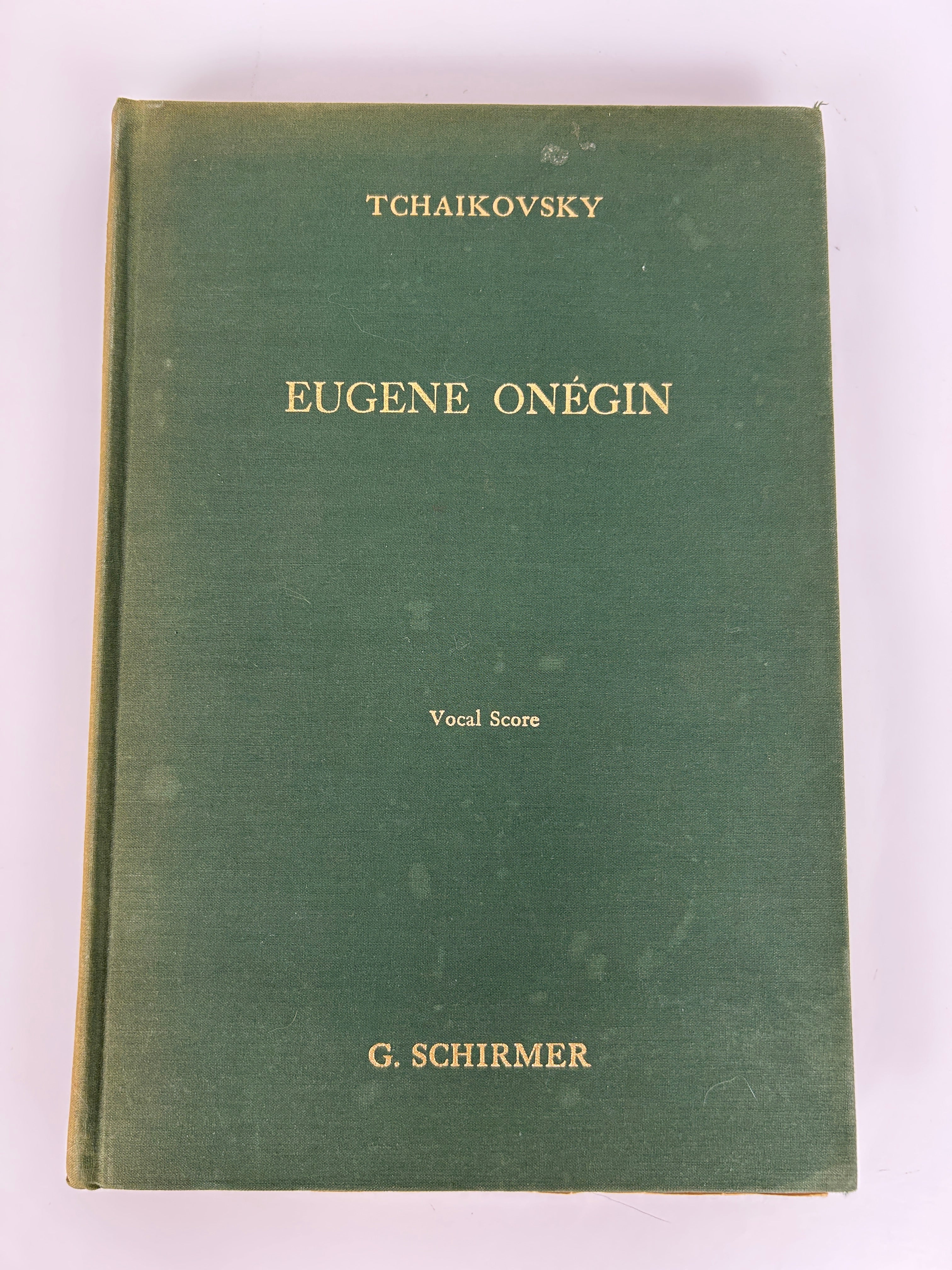 Lot of 4 Bilingual Opera Scores Published by Schirmer HC