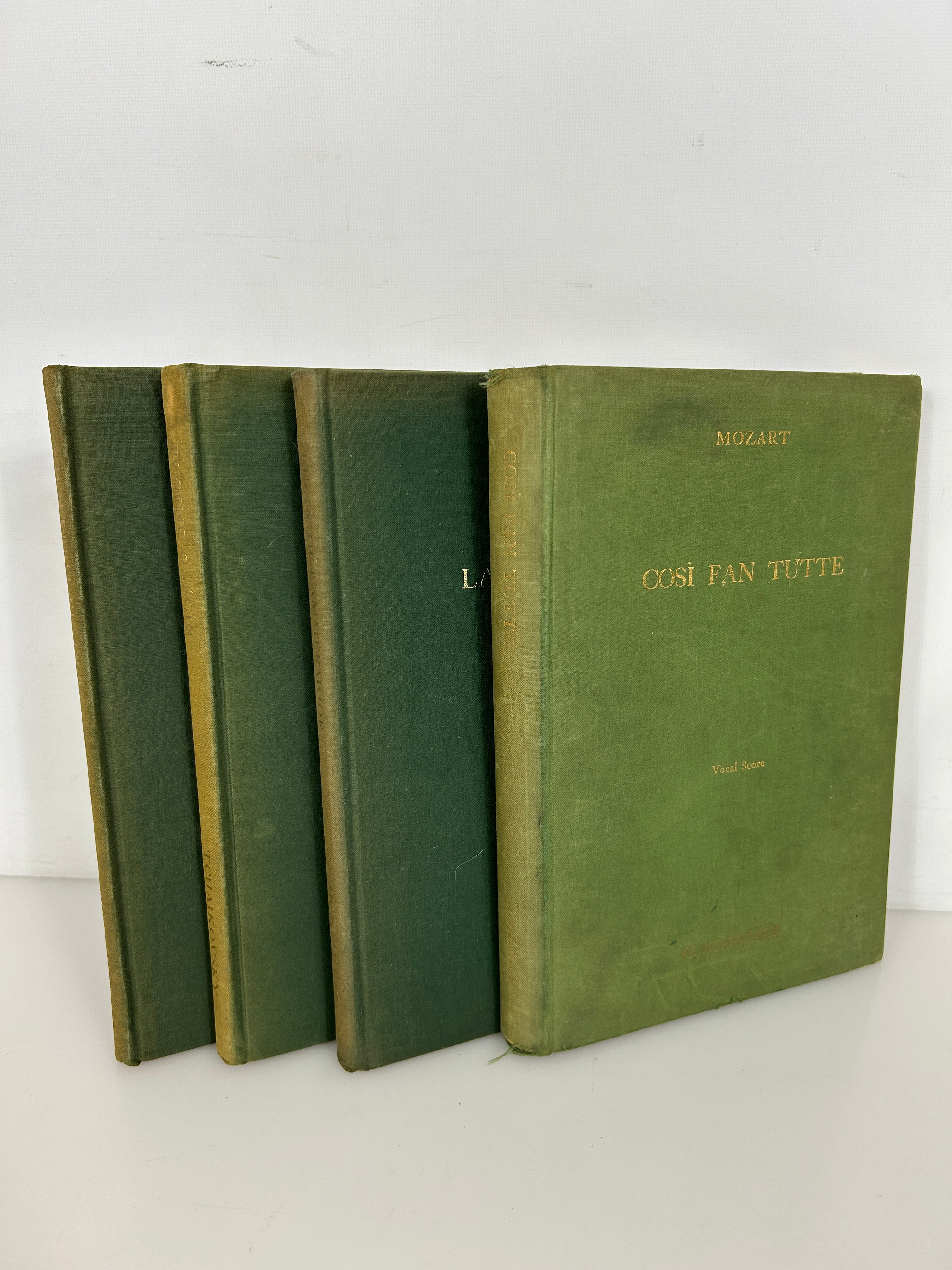 Lot of 4 Bilingual Opera Scores Published by Schirmer HC