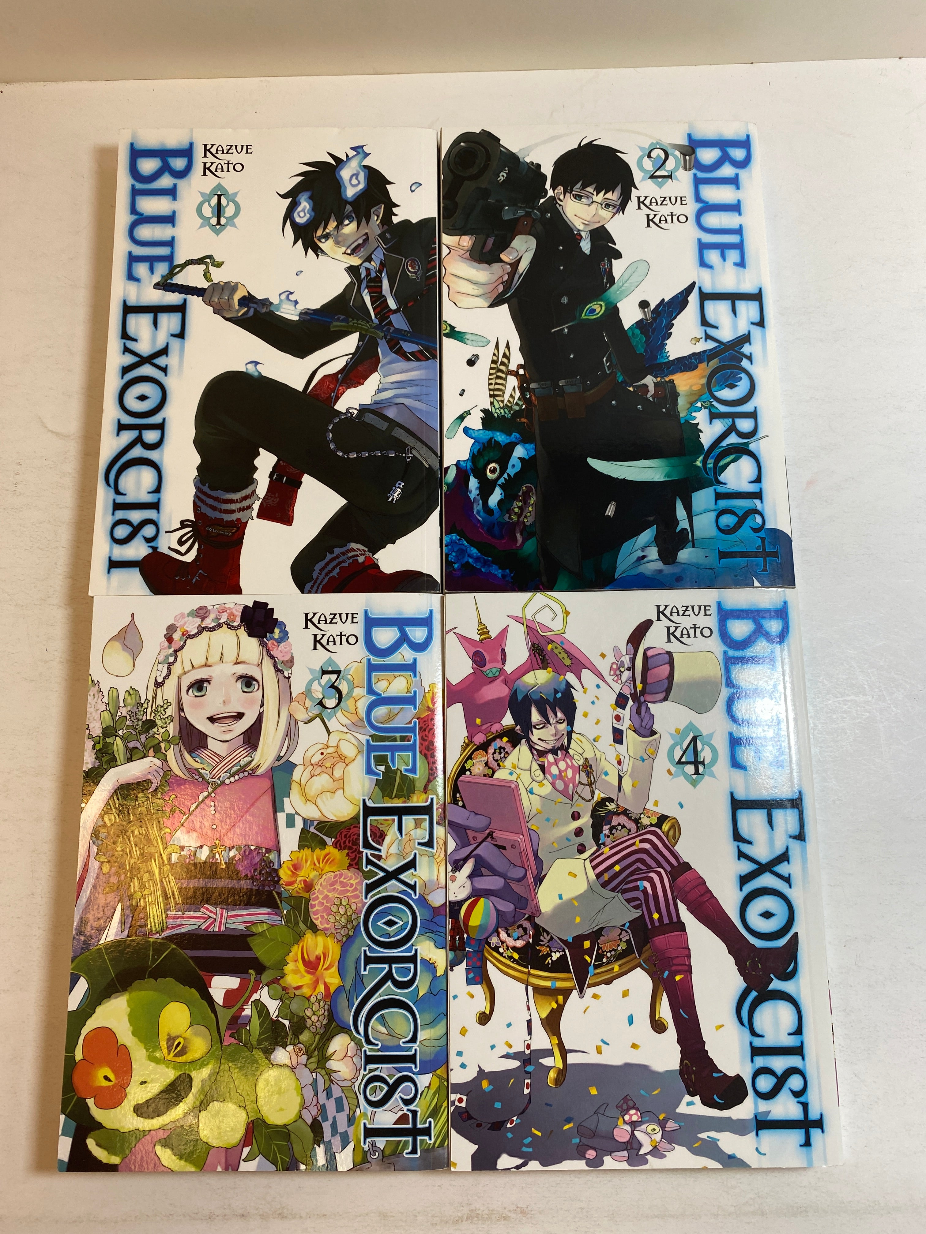 Lot of 4 Blue Exorcist Manga 1-4 SC 2021