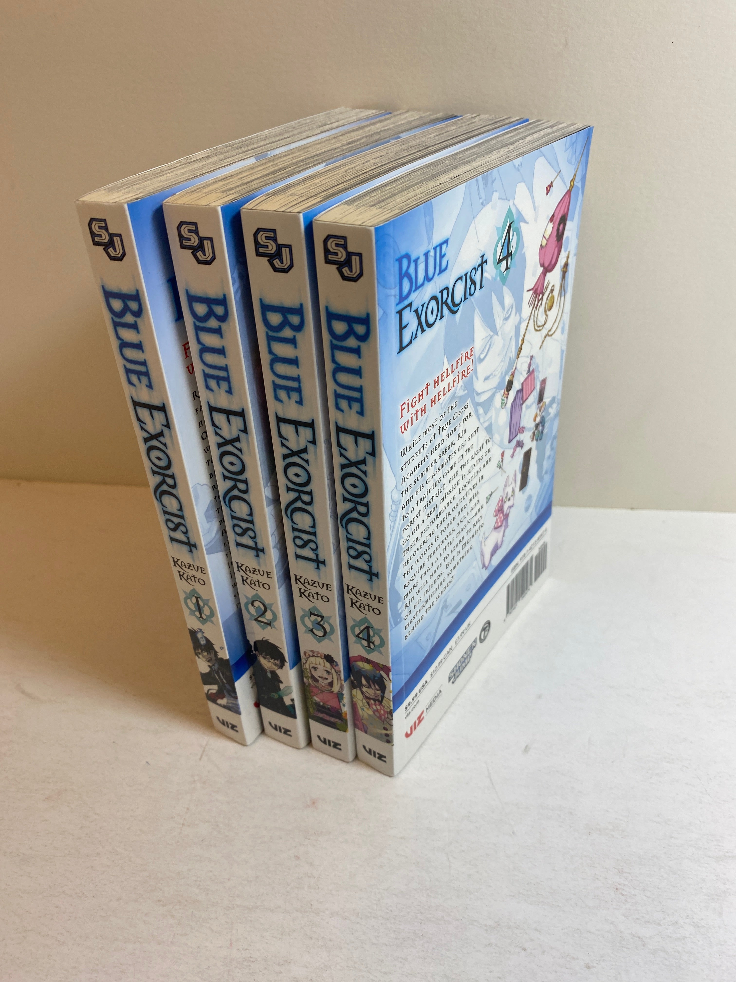 Lot of 4 Blue Exorcist Manga 1-4 SC 2021