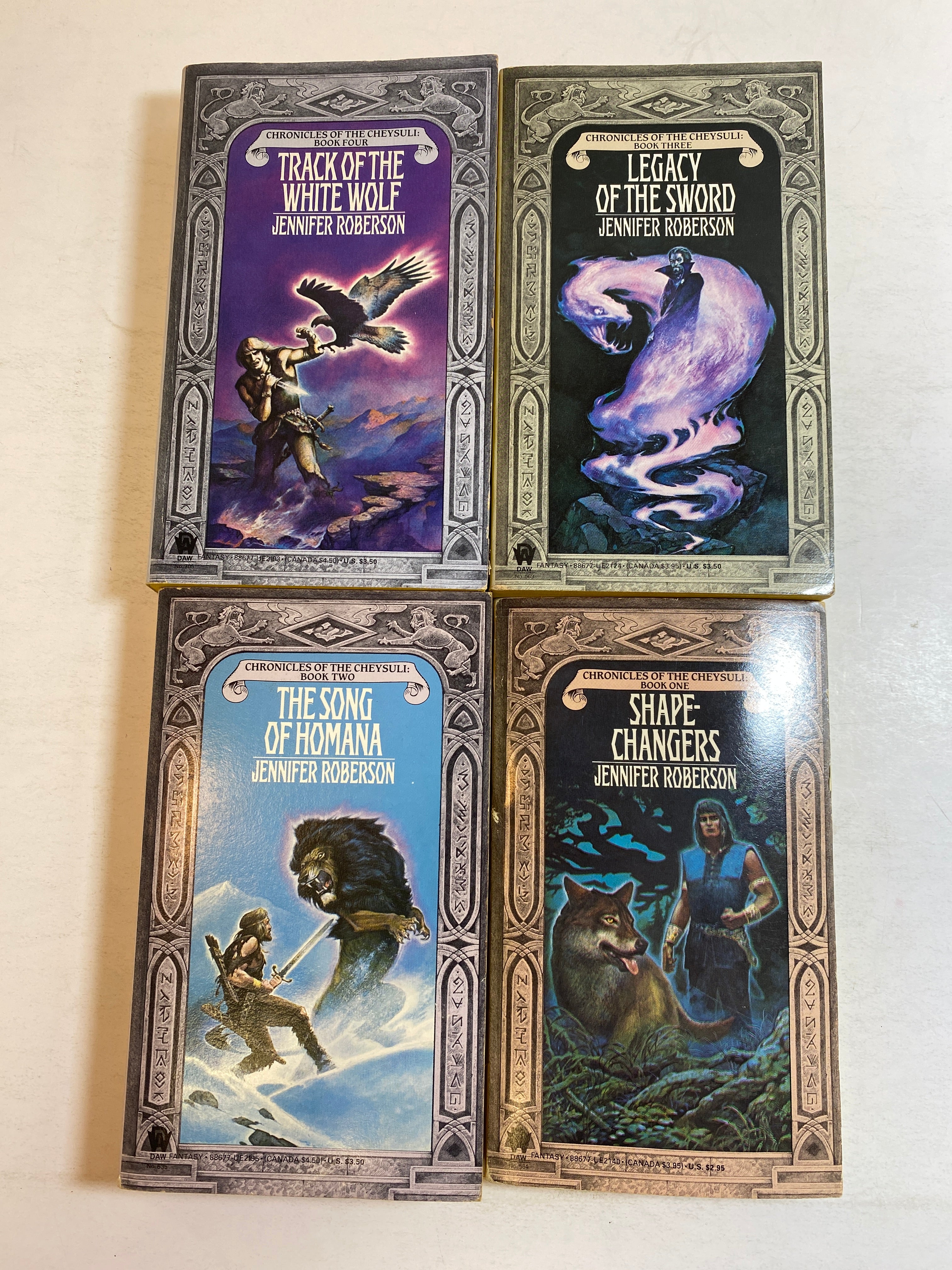 Lot of 4 Cheysuli Chronicles Jennifer Robertson SC 1984-1987
