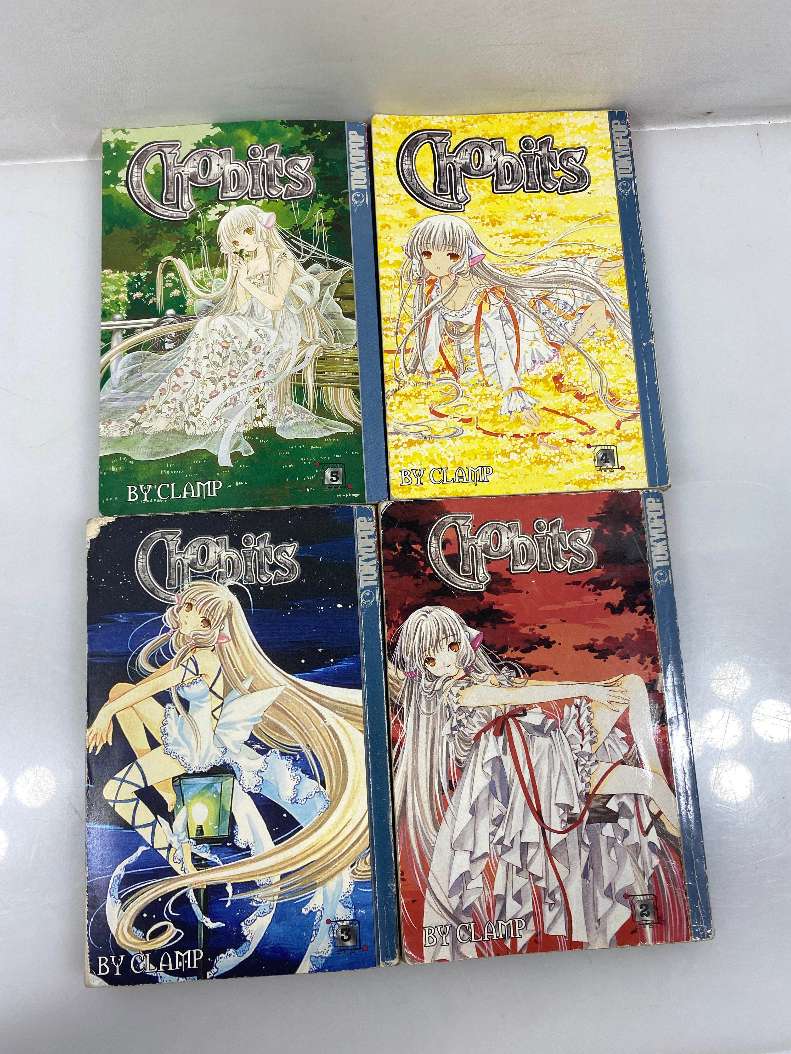 Lot of 4: Chobits Vols 2,3,4,5 2001-2004 SC