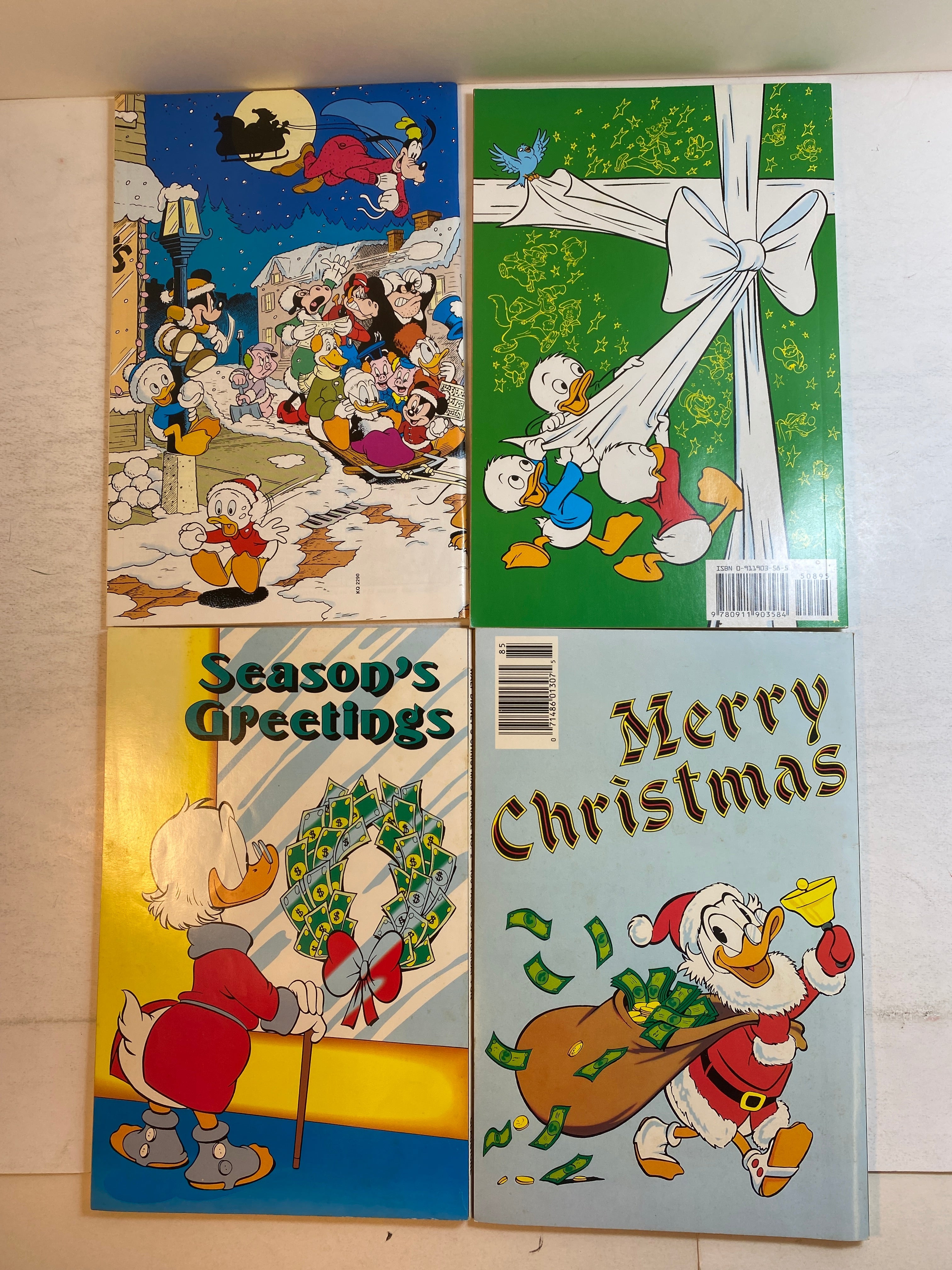 Lot of 4 Christmas Parade Comics Gladstone Comics 1988-2004