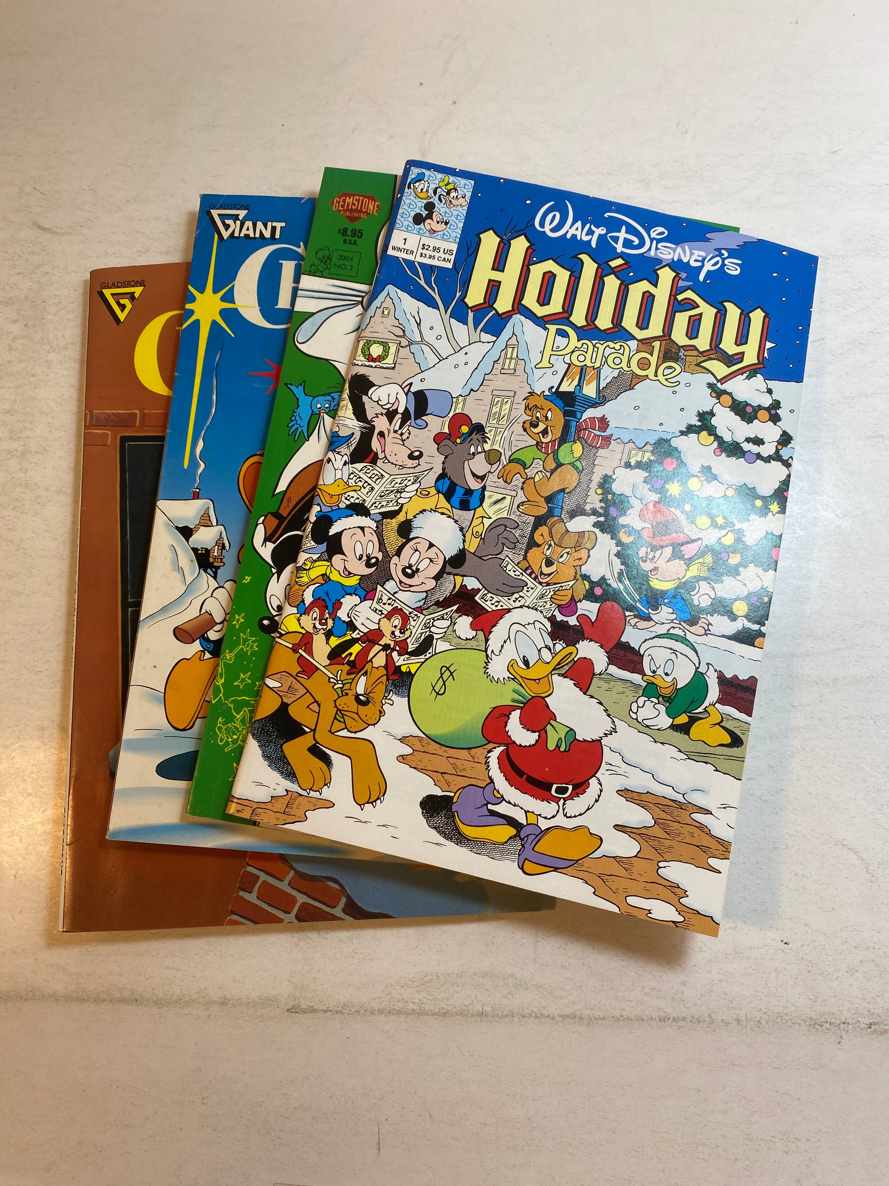 Lot of 4 Christmas Parade Comics Gladstone Comics 1988-2004