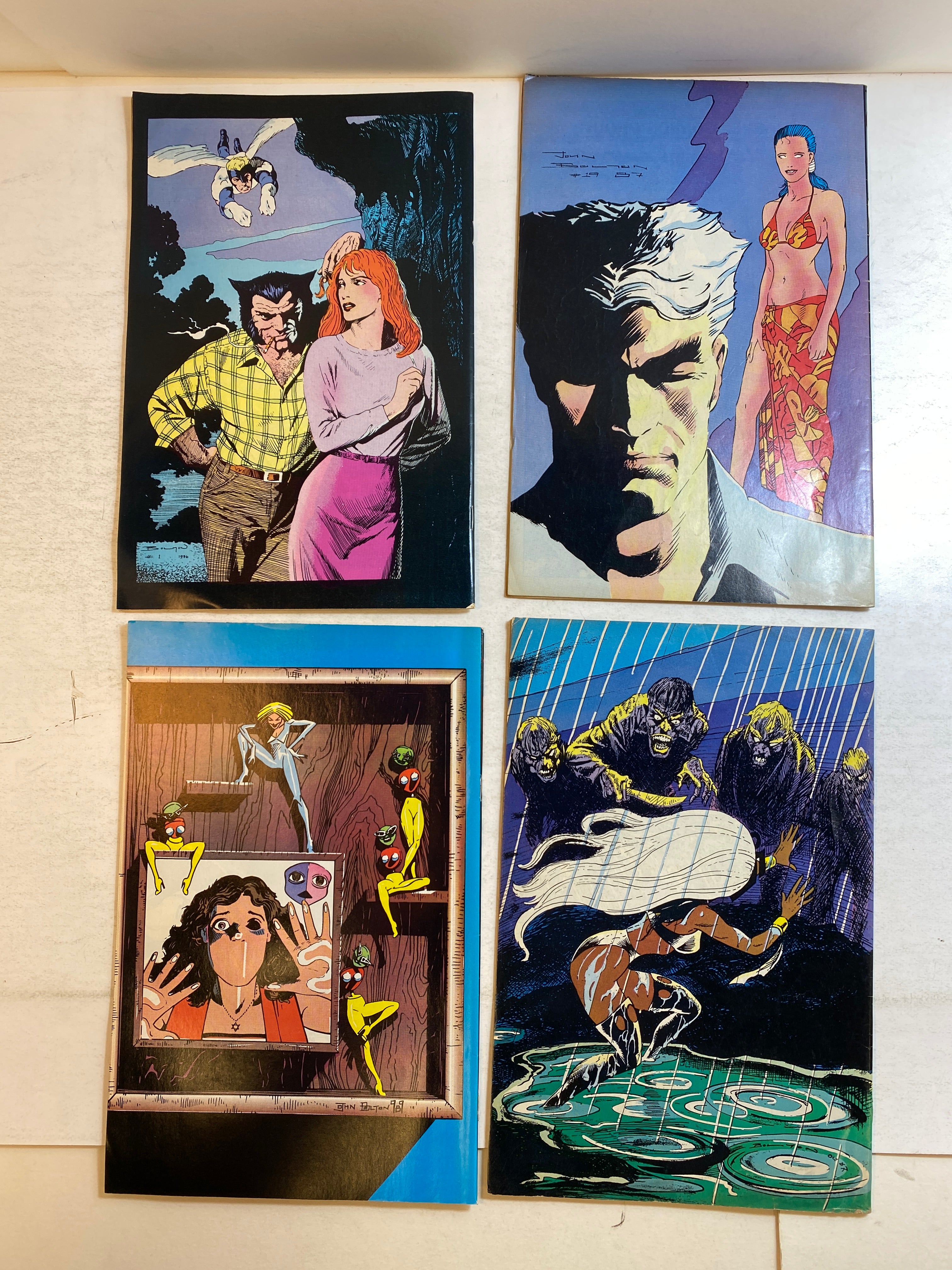 Lot of 4 Classic X-Men Marvel Comics 1986-1989