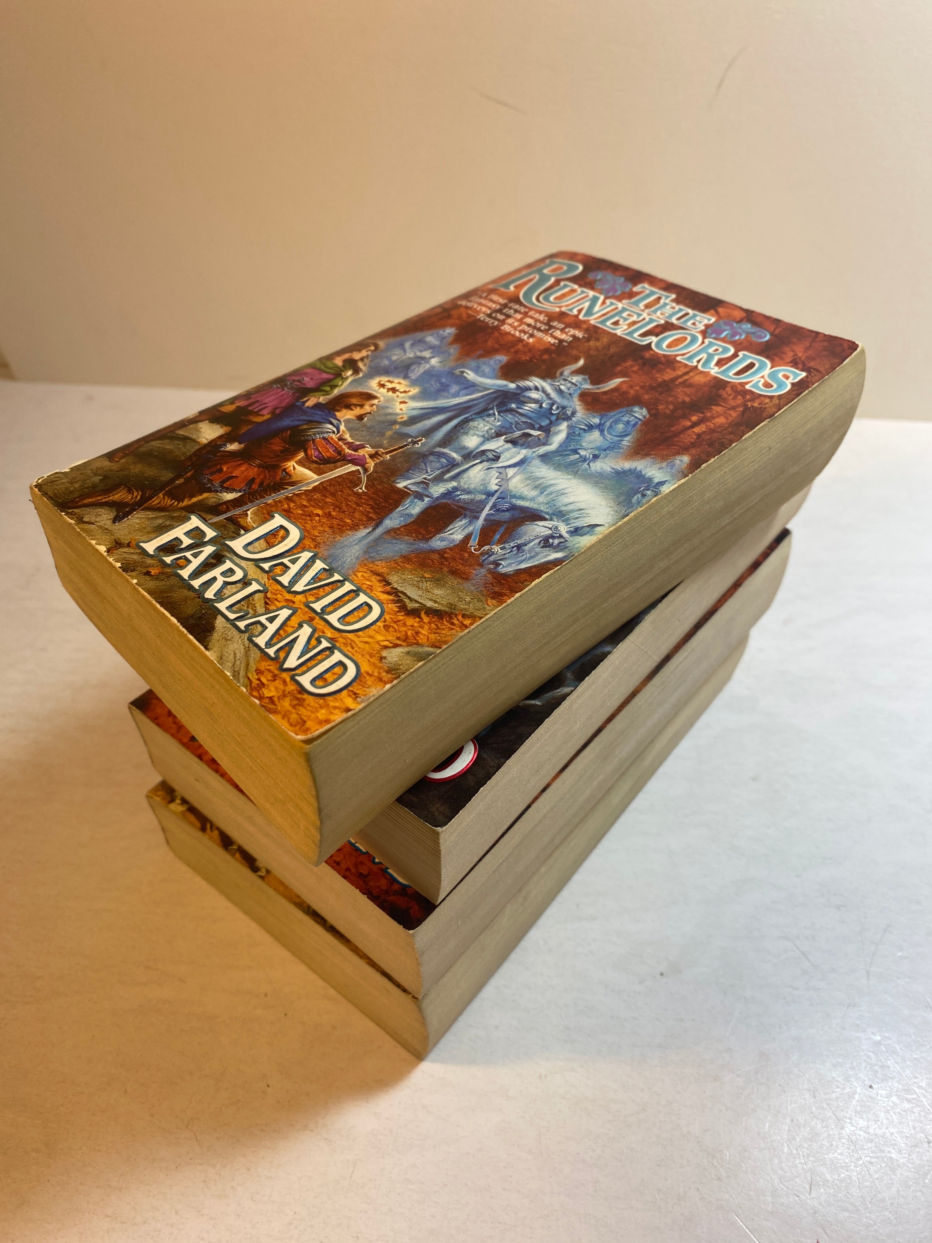 Lot of 4 David Farland Runelords paperbacks 1999-2007