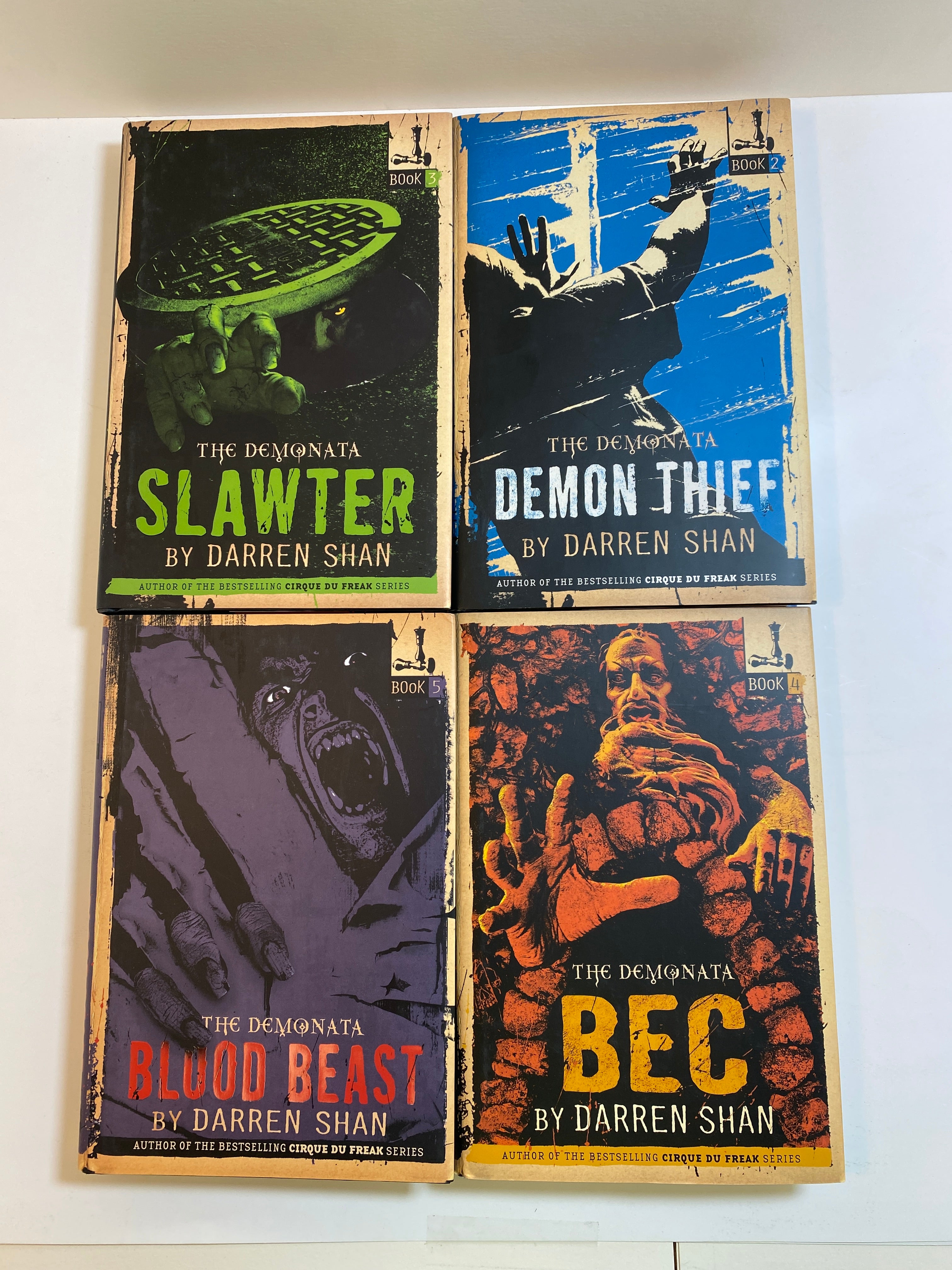 Lot of 4 Demonata Series Darren Shan Books 2-5 HCDJ 2006-2007