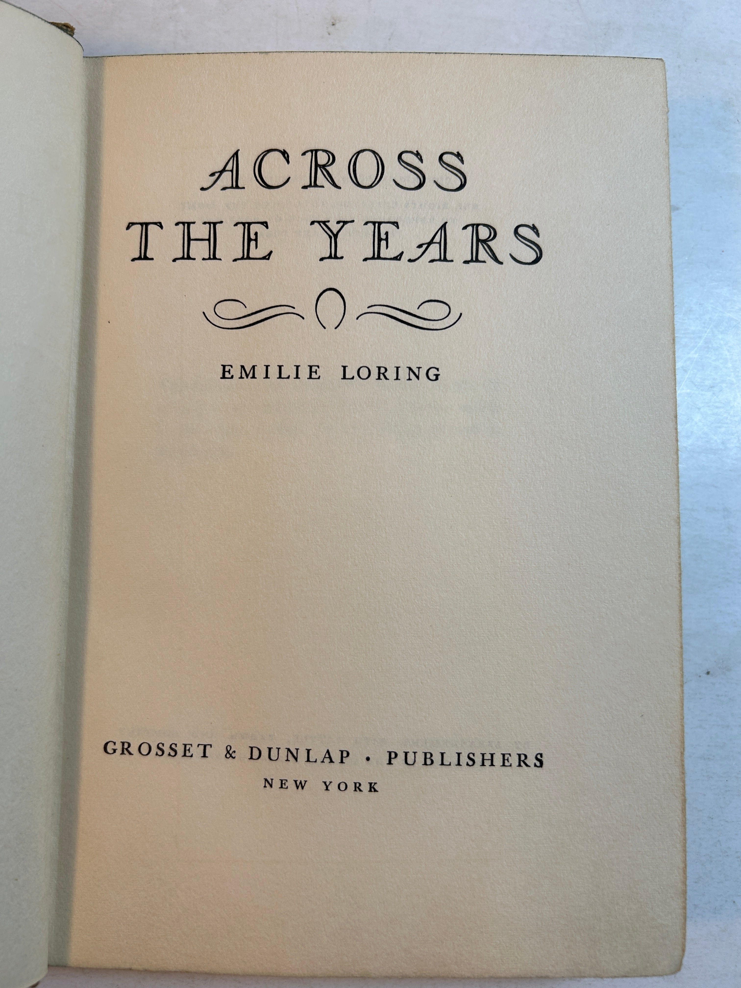 Lot of 4 Emilie Loring Novels 1930-40's Grosset & Dunlap  HC