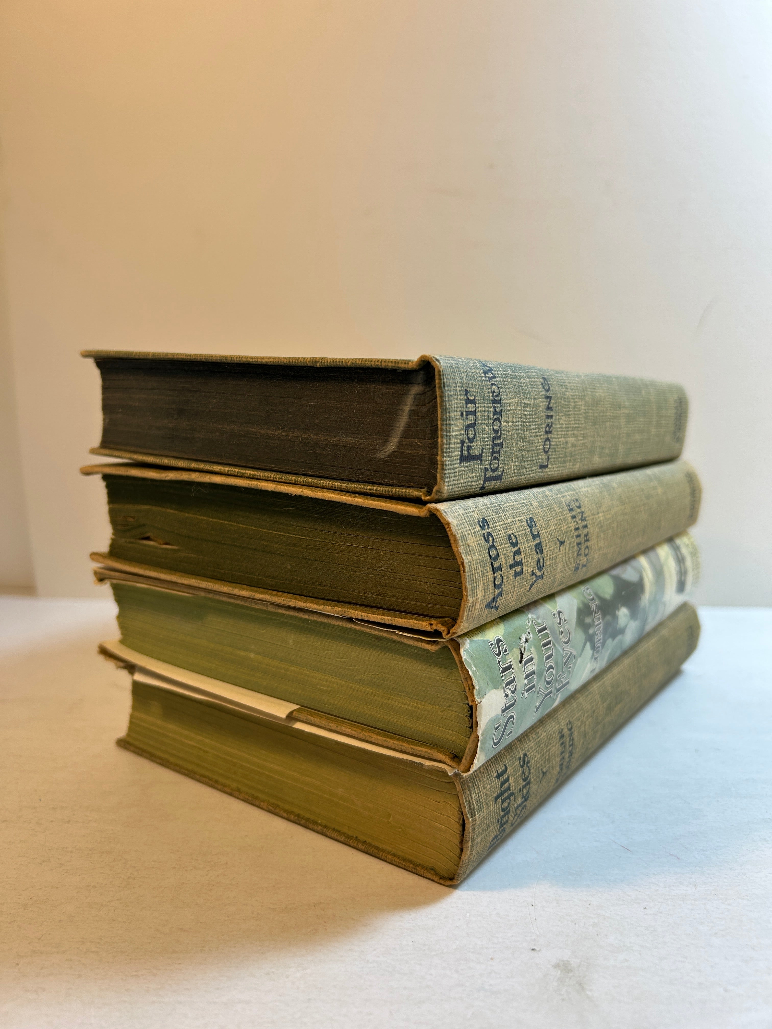 Lot of 4 Emilie Loring Novels 1930-40's Grosset & Dunlap  HC