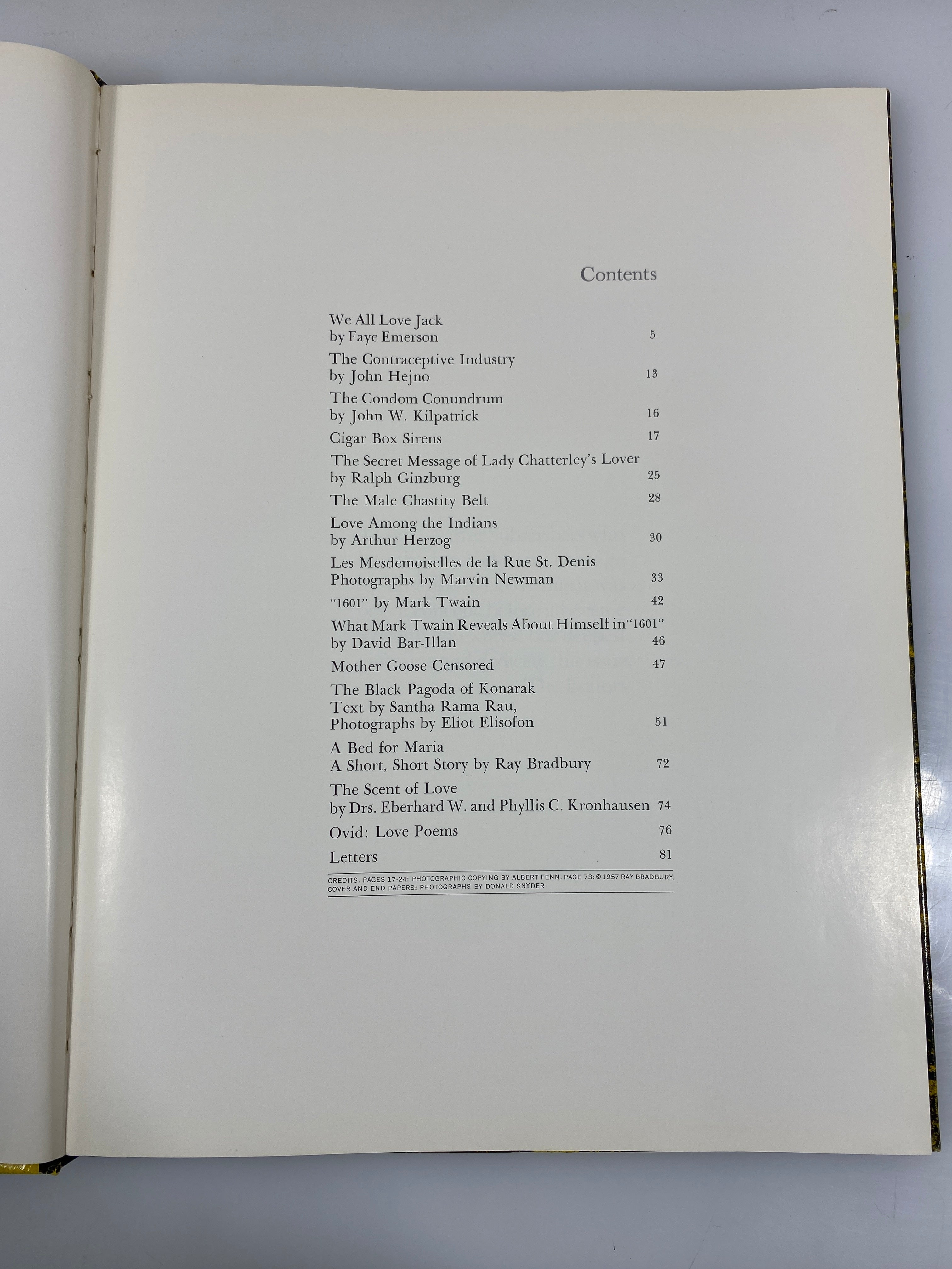 Lot of 4: Eros Magazine Volume 1 Number 1-4 1962 HC