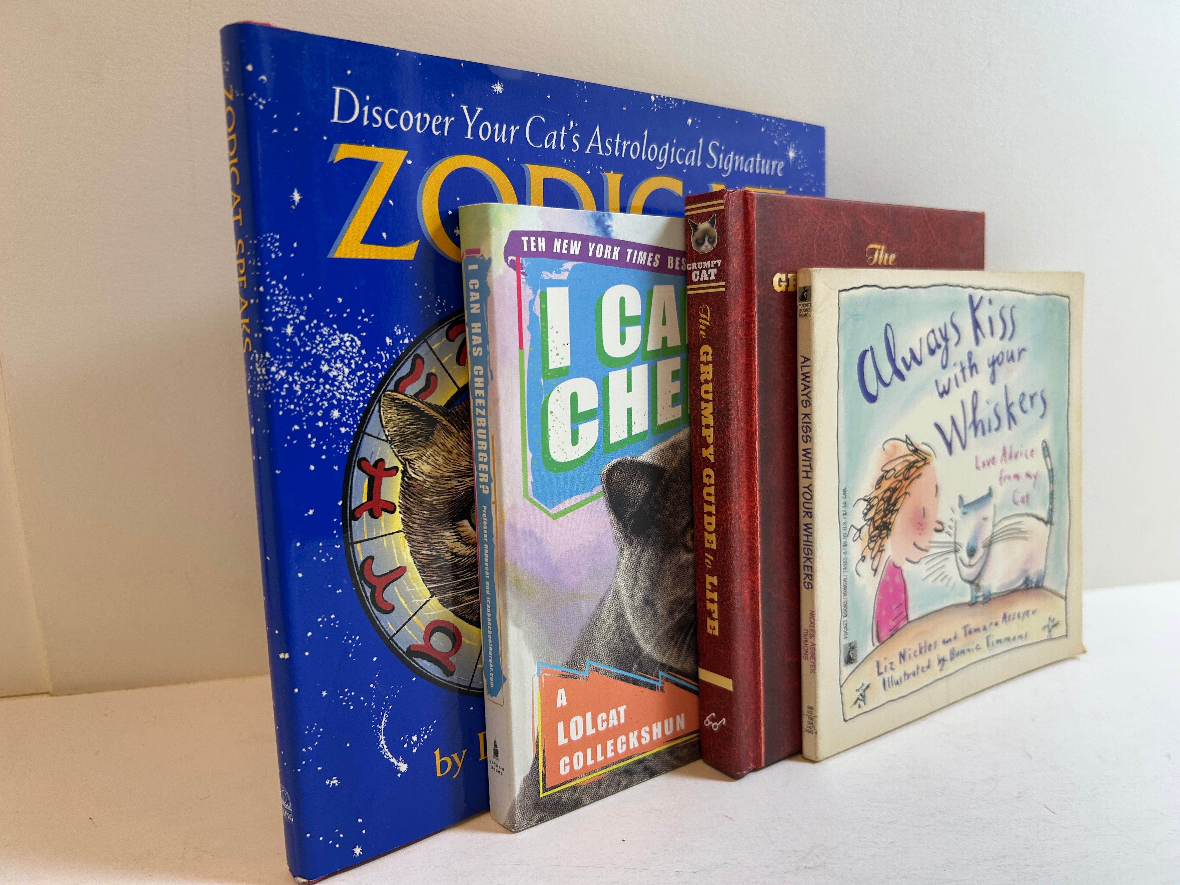 Lot of 4 Funny Cat Books