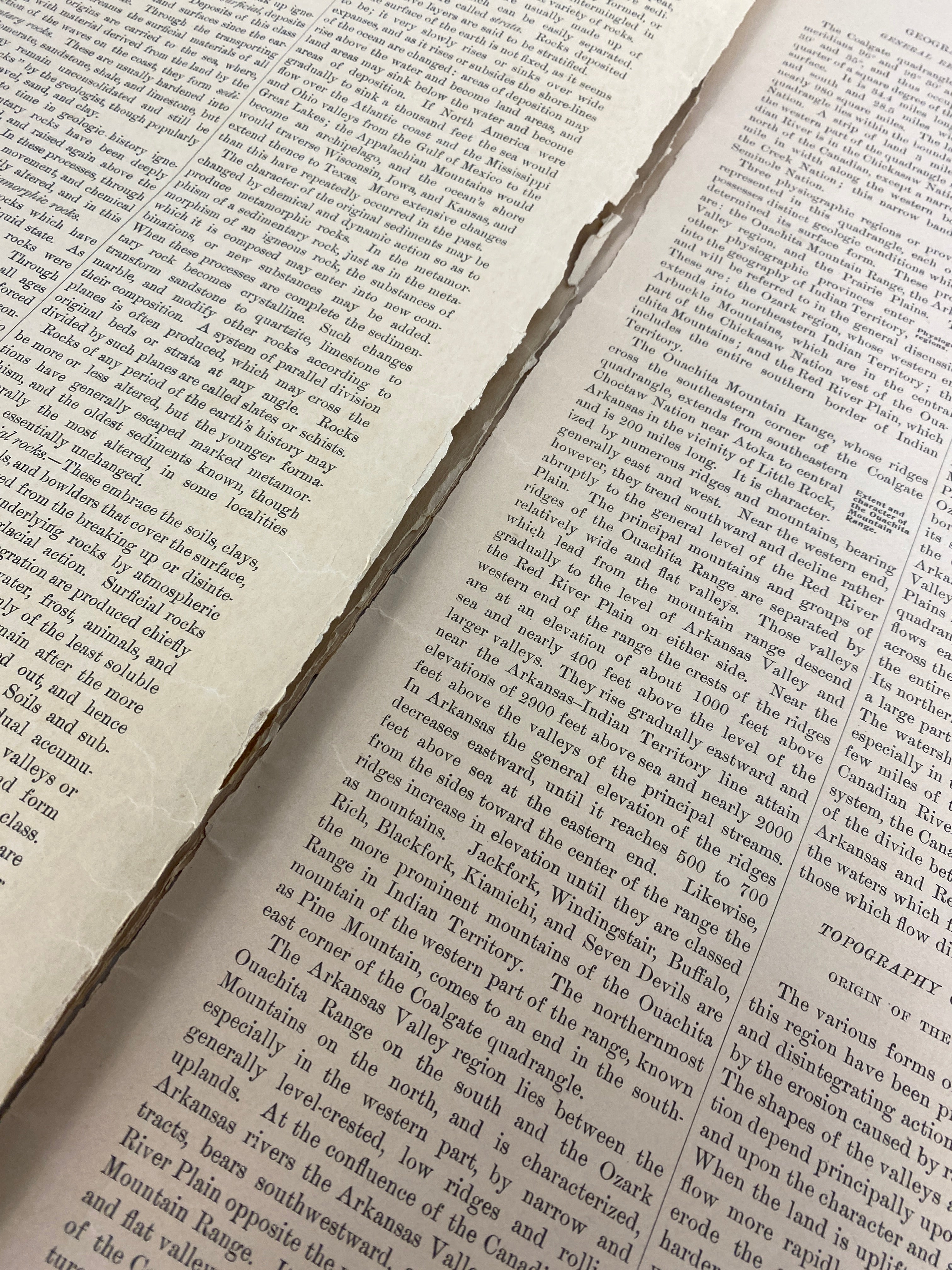 Lot of 4 Geological Atlas of the U.S. Ex-Library 1901-1916 SC