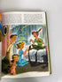 Lot of 4 Golden Disney Wonderful Worlds Books Fantasyland HC 1965