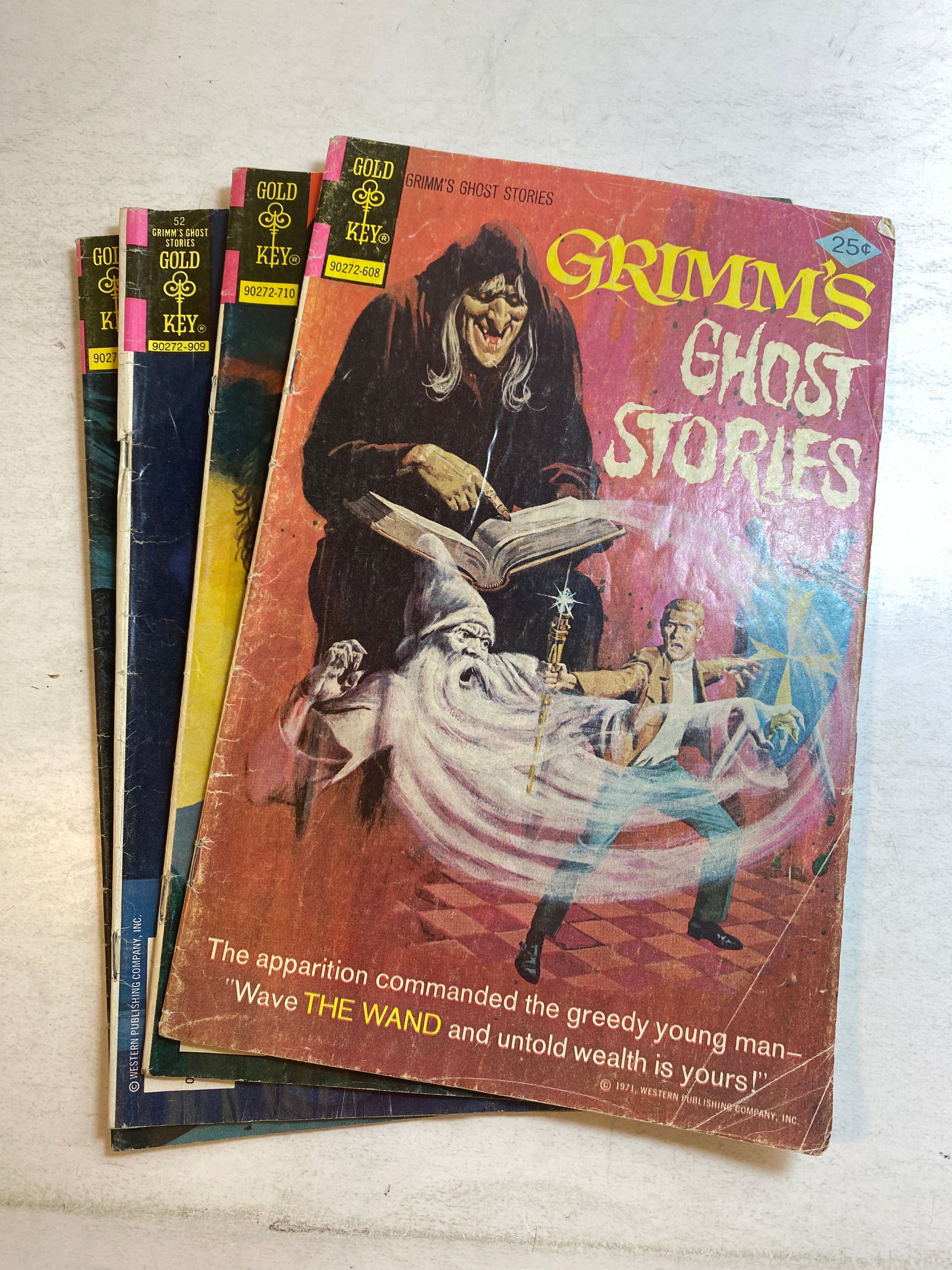 Lot of 4 Grimm's Ghost Stories Gold Key Comics 1976-1979
