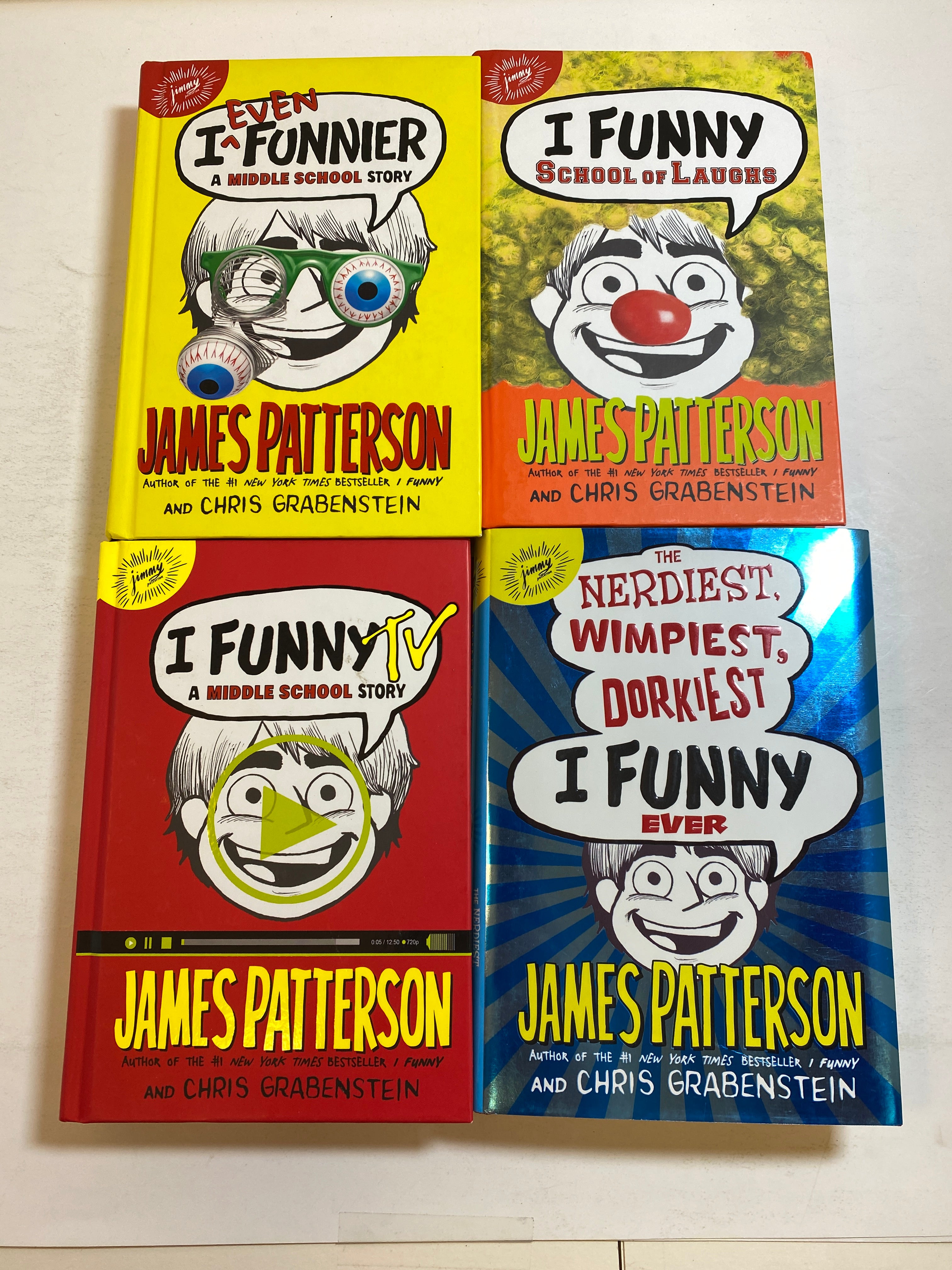 Lot of 4 I Funny James Patterson HC Books 2013-2018