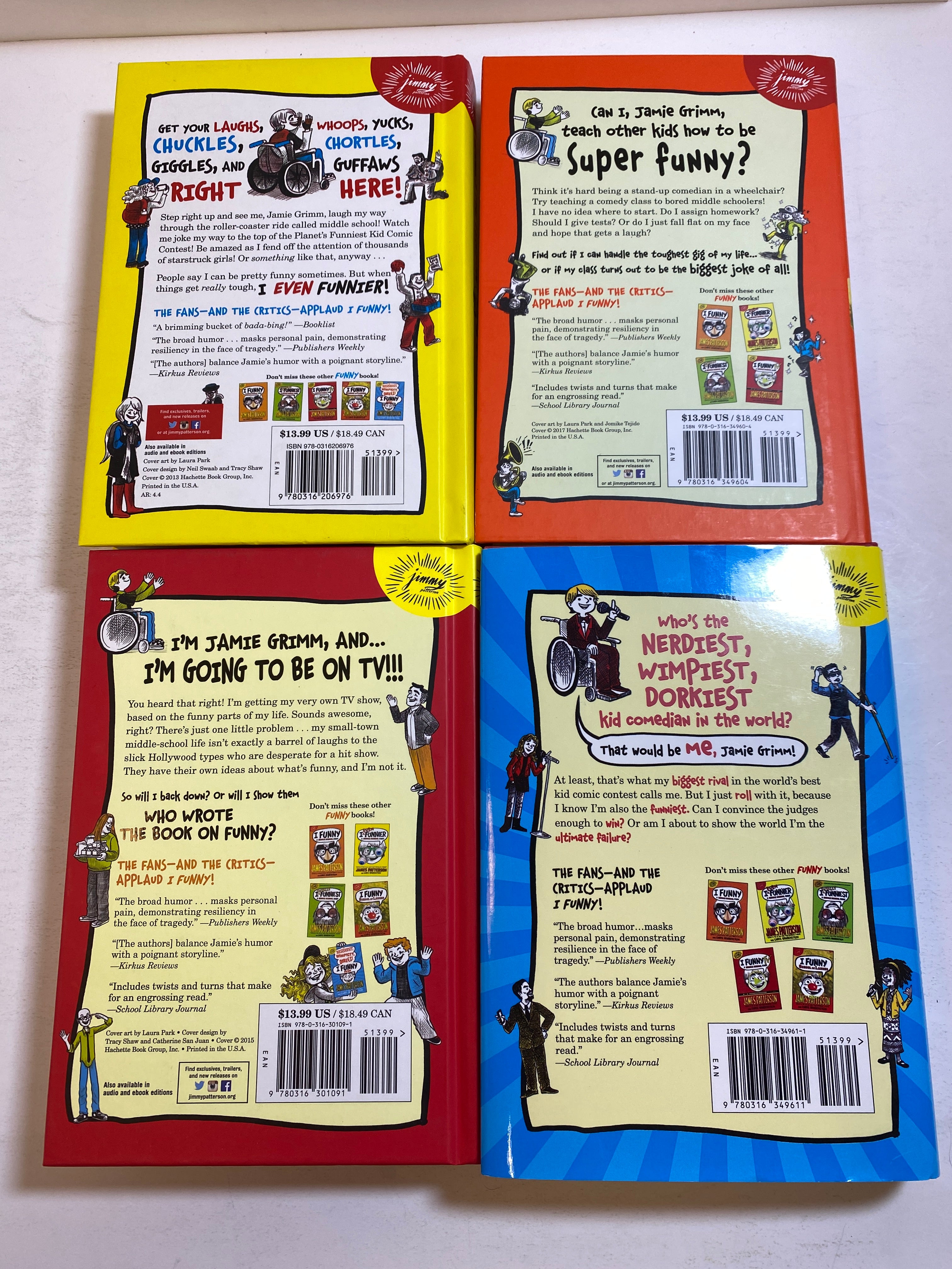 Lot of 4 I Funny James Patterson HC Books 2013-2018