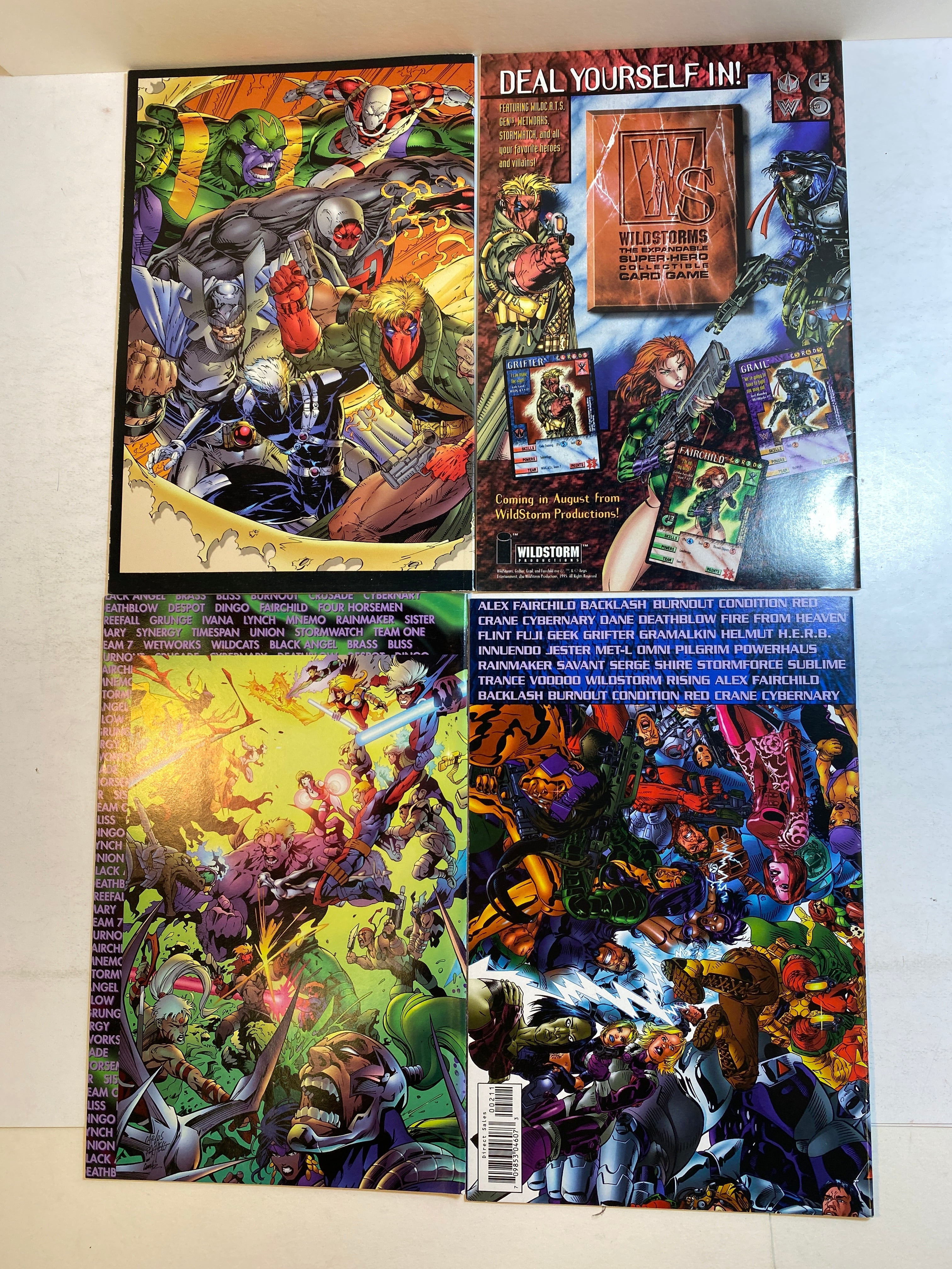 Lot of 4 Image Wildstorm Comics 1994-1997