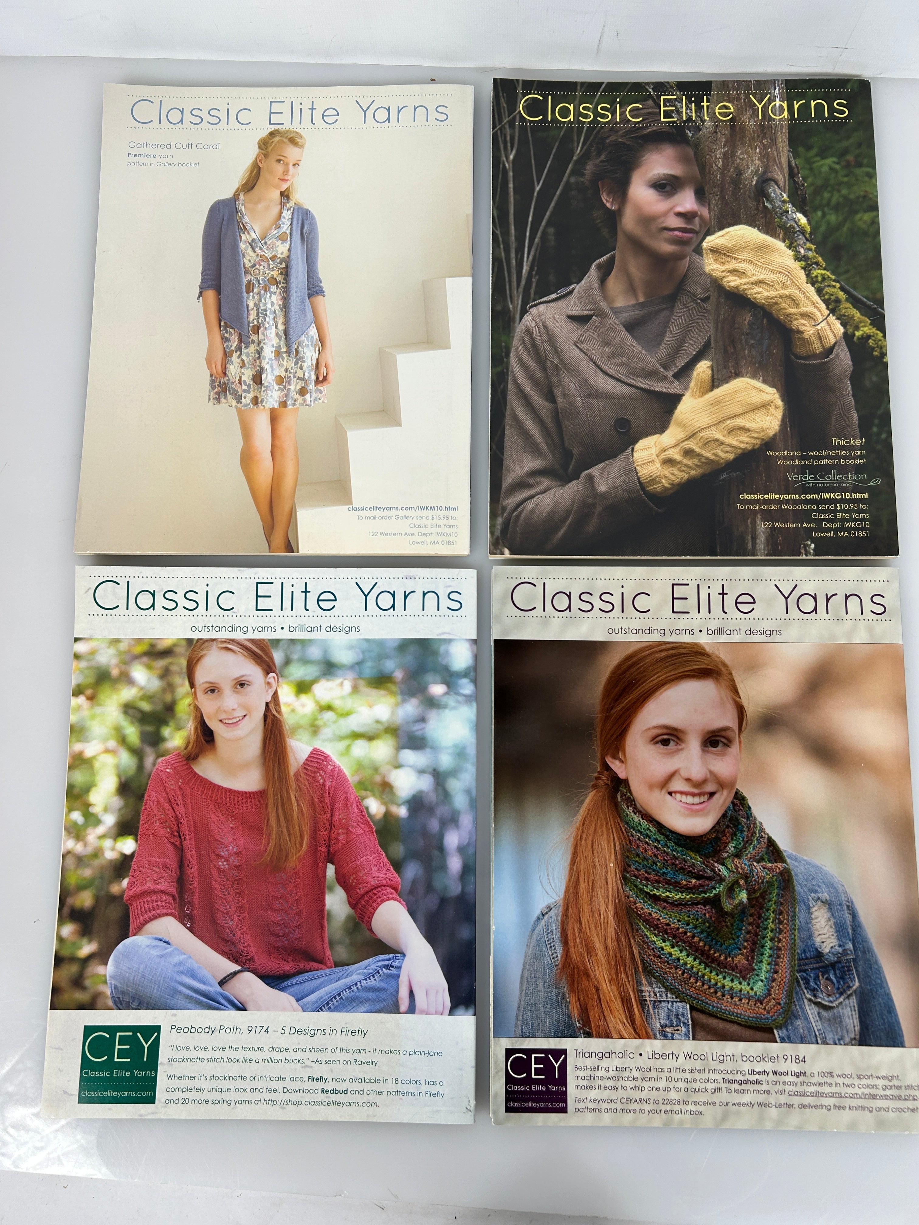 Lot of 4 Interweave Knits Magazines 2 from 2010-2 from 2012