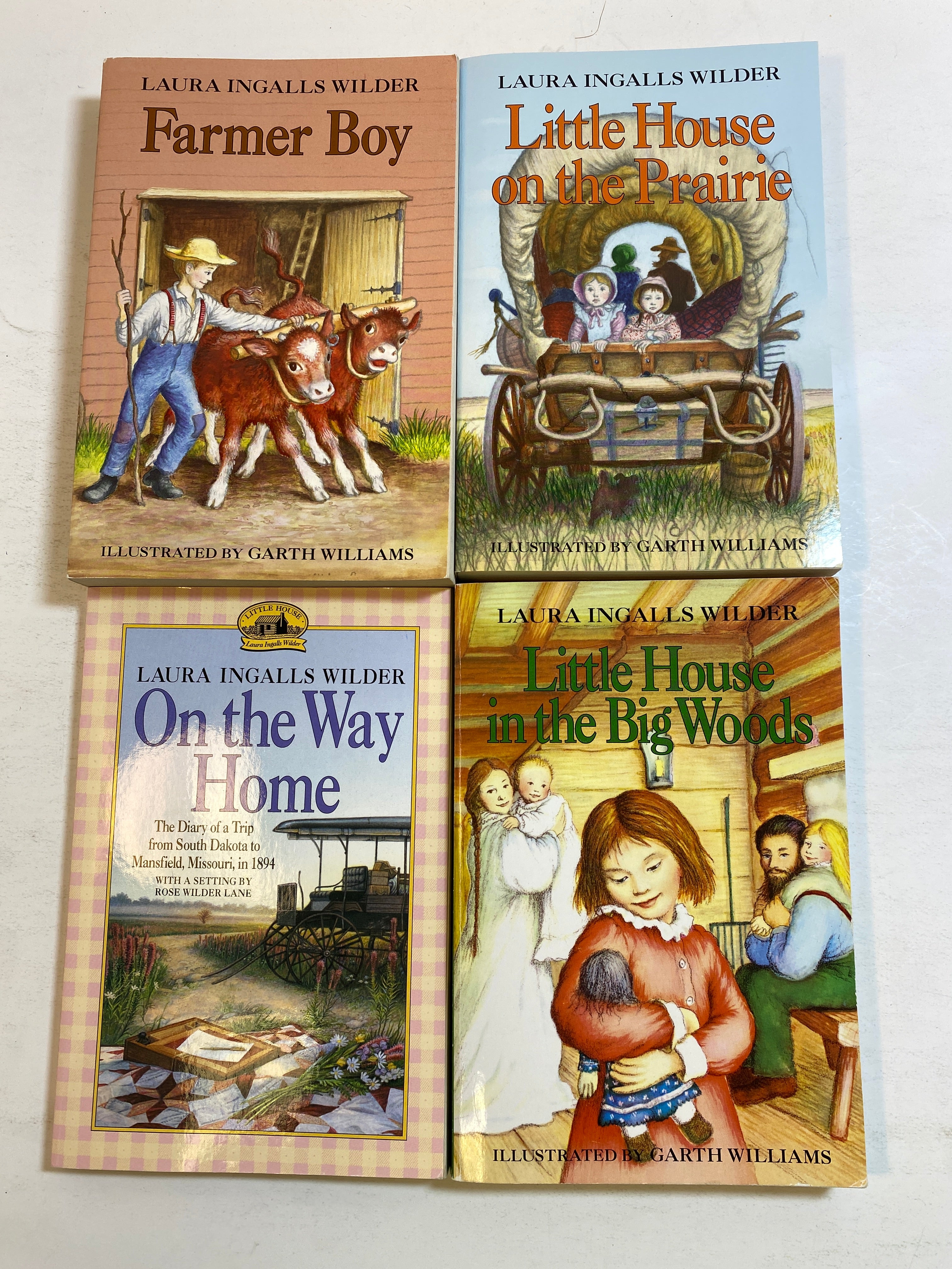 Lot of 4 Little House on the Prairie Series 1981 Wilder