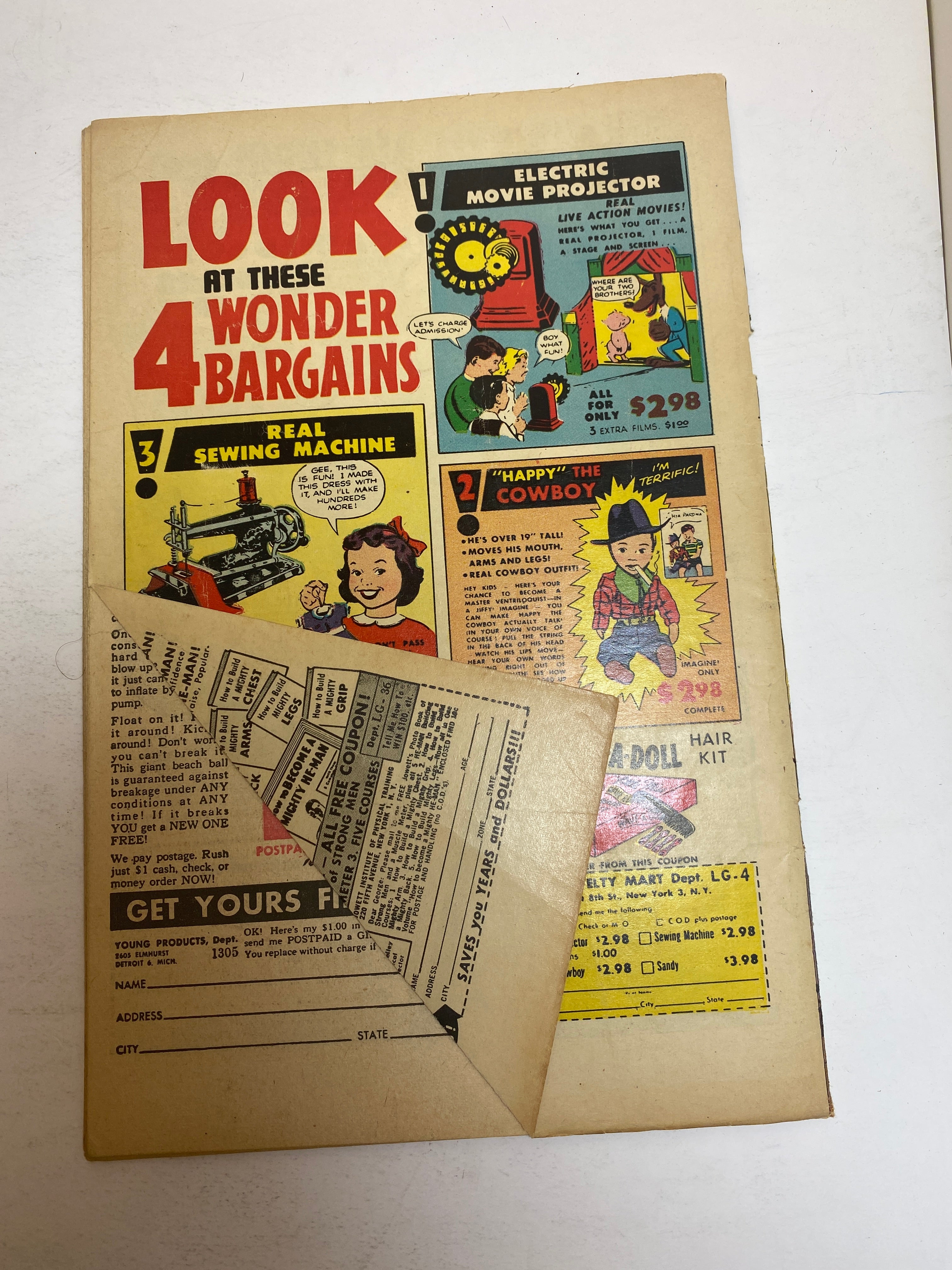 Lot of 4 Little Wise Guys Daredevil Gleason Comics 1953-1956