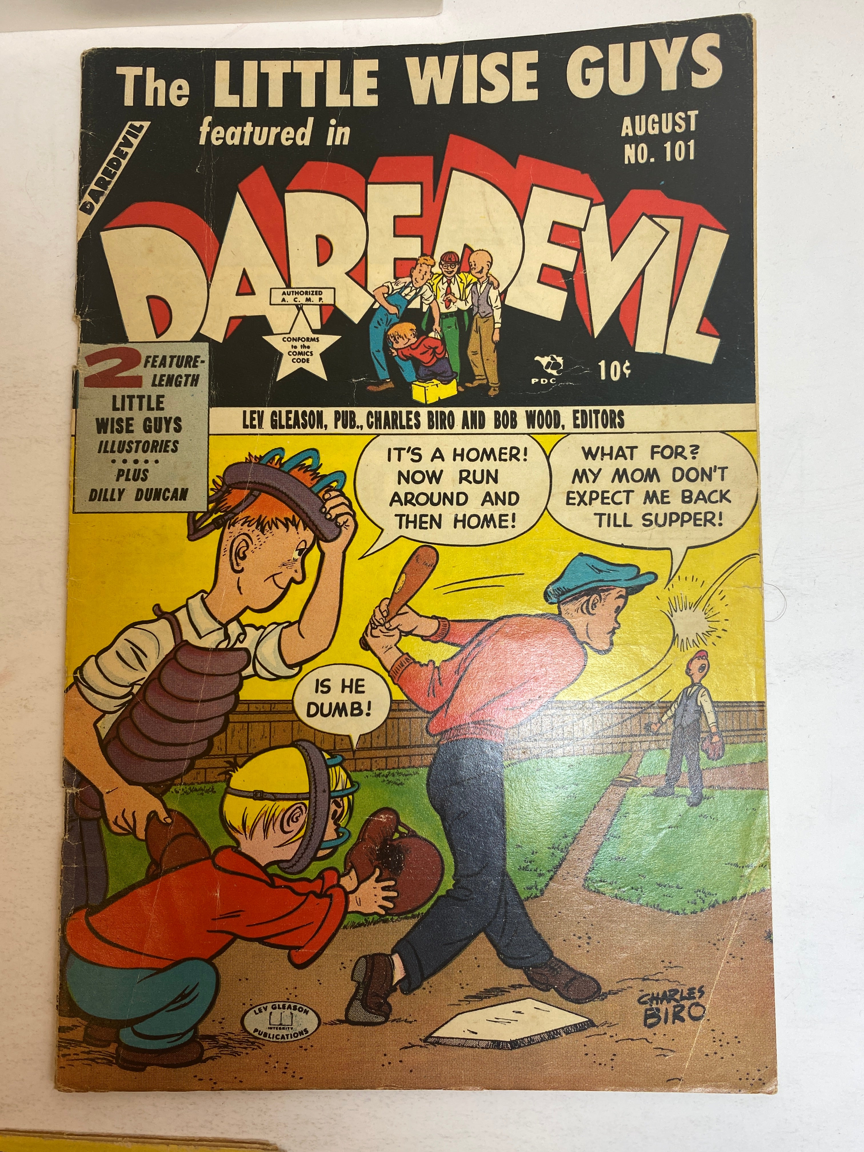Lot of 4 Little Wise Guys Daredevil Gleason Comics 1953-1956