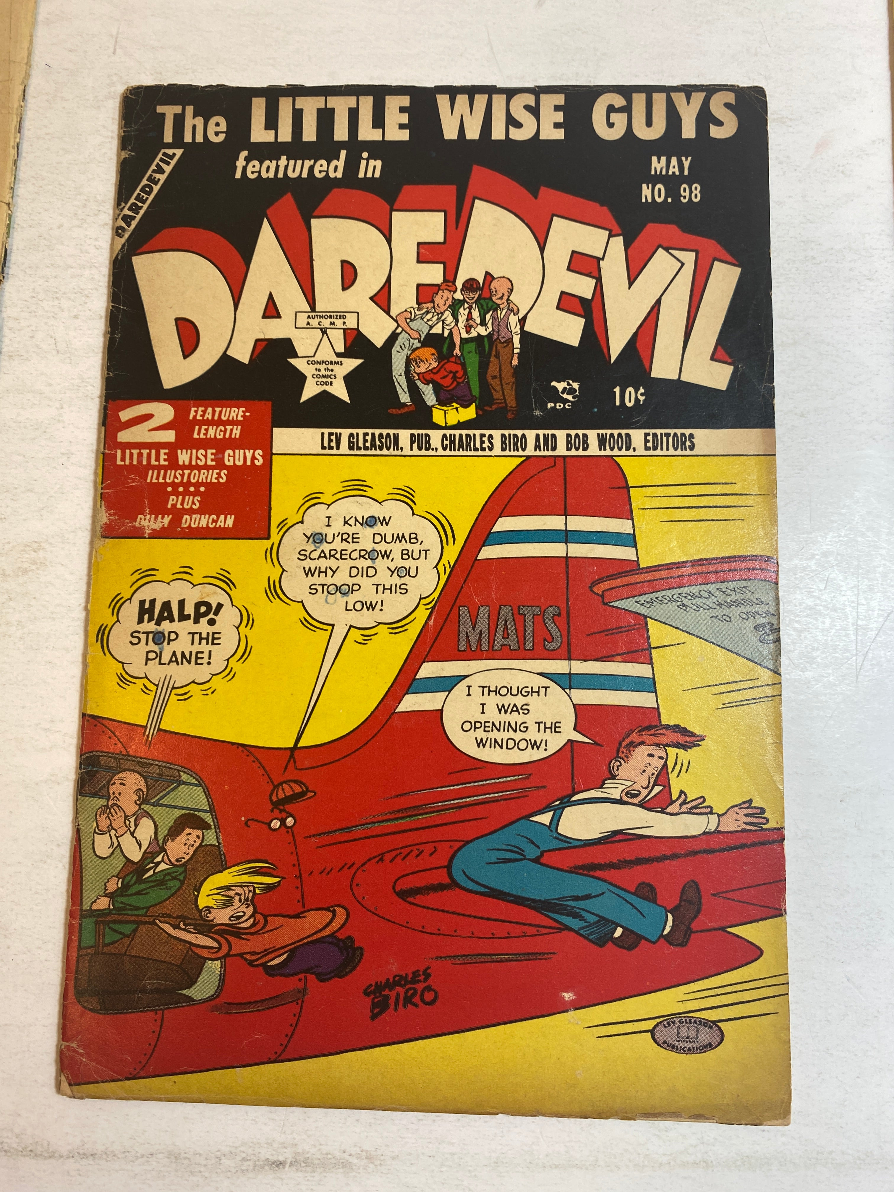 Lot of 4 Little Wise Guys Daredevil Gleason Comics 1953-1956