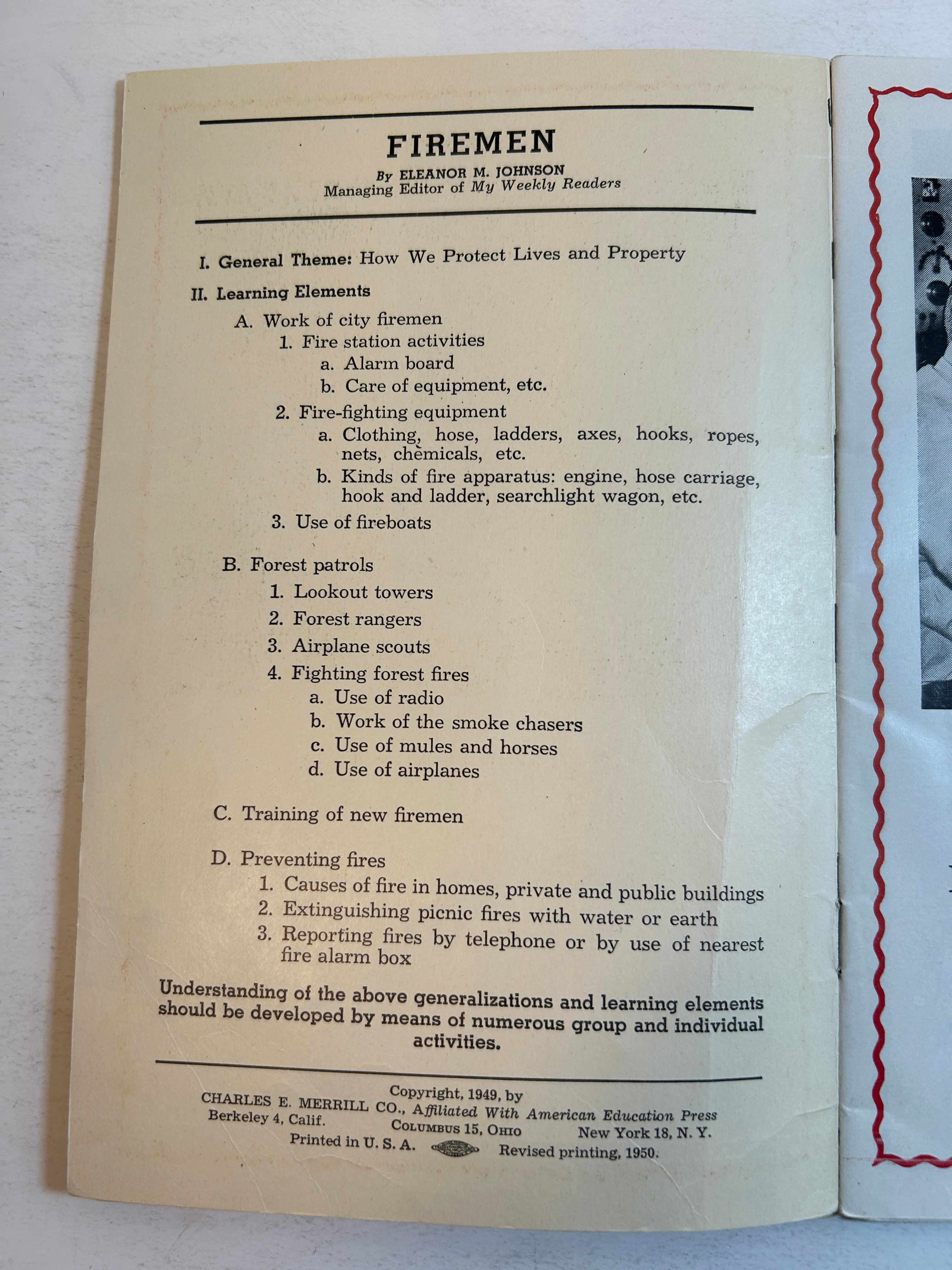 Lot of 4 Little Wonder Book Series: Firemen, Airplanes, Travel & Trains Today 1949-50 SC