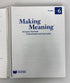 Lot of 4: Making Meaning Grade 6 Teacher's Manual/Orientation/Assessment Books