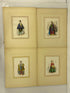 Lot of 4 Matted Fashion Plates Pauquet 1460-1572