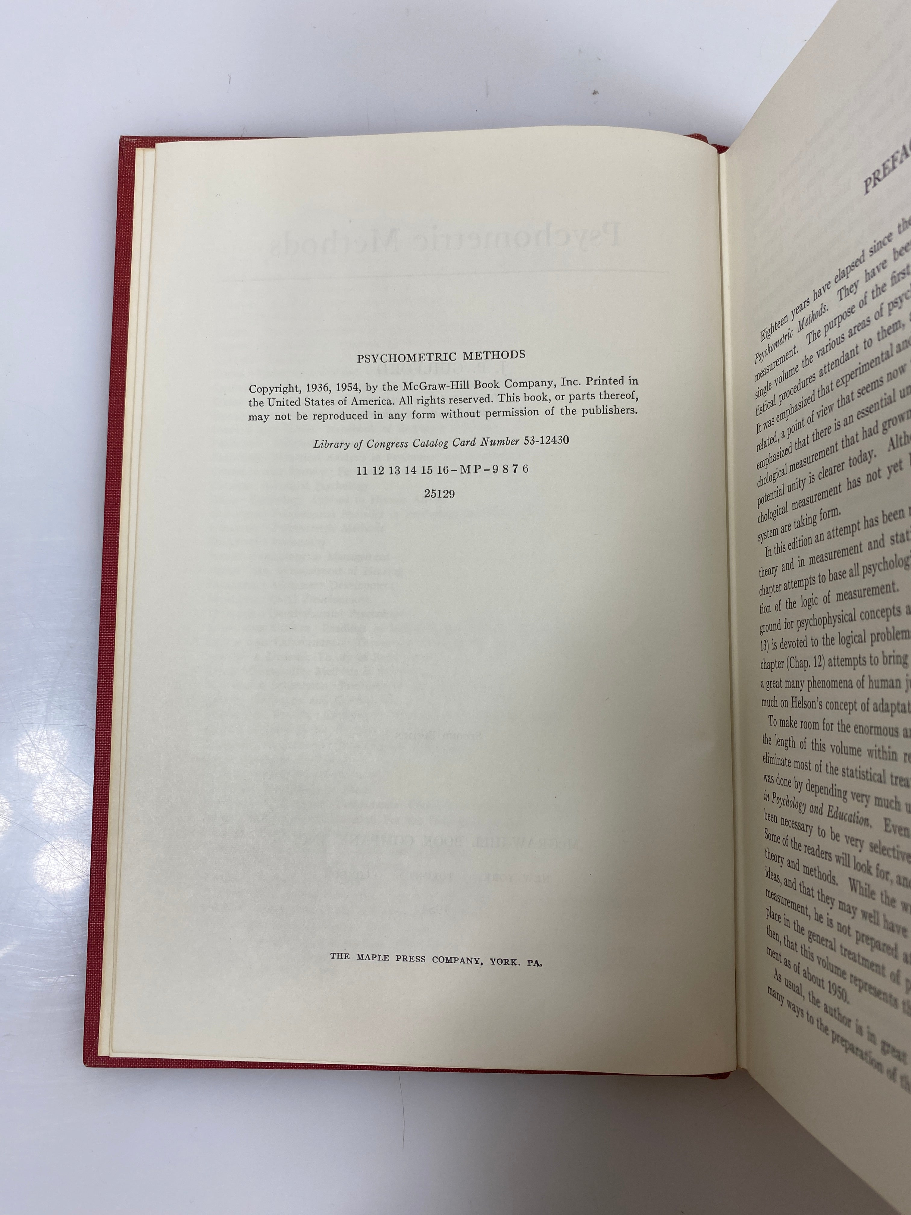 Lot of 4: McGraw-Hill Series in Psychology 1954-67 HC