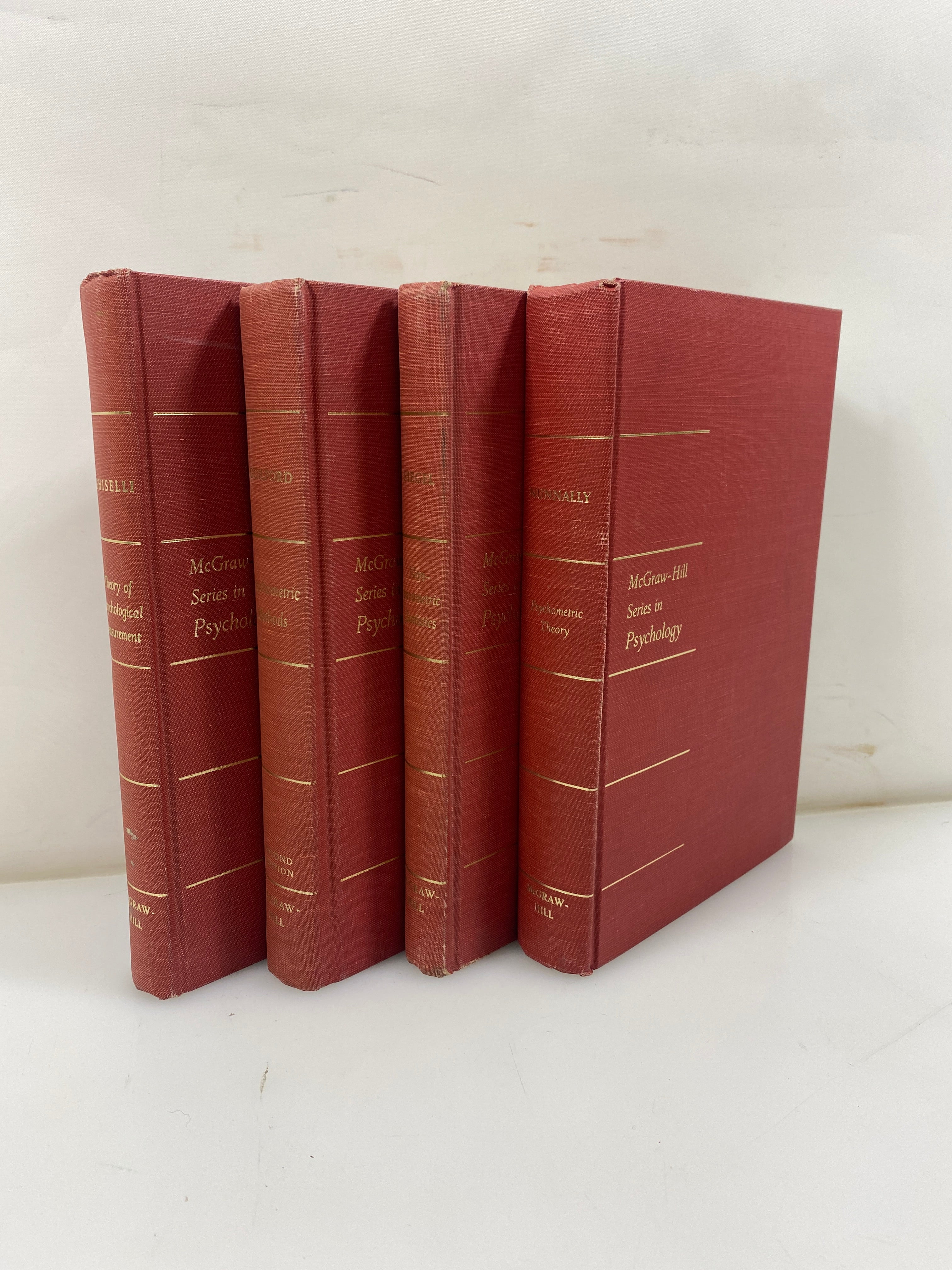 Lot of 4: McGraw-Hill Series in Psychology 1954-67 HC