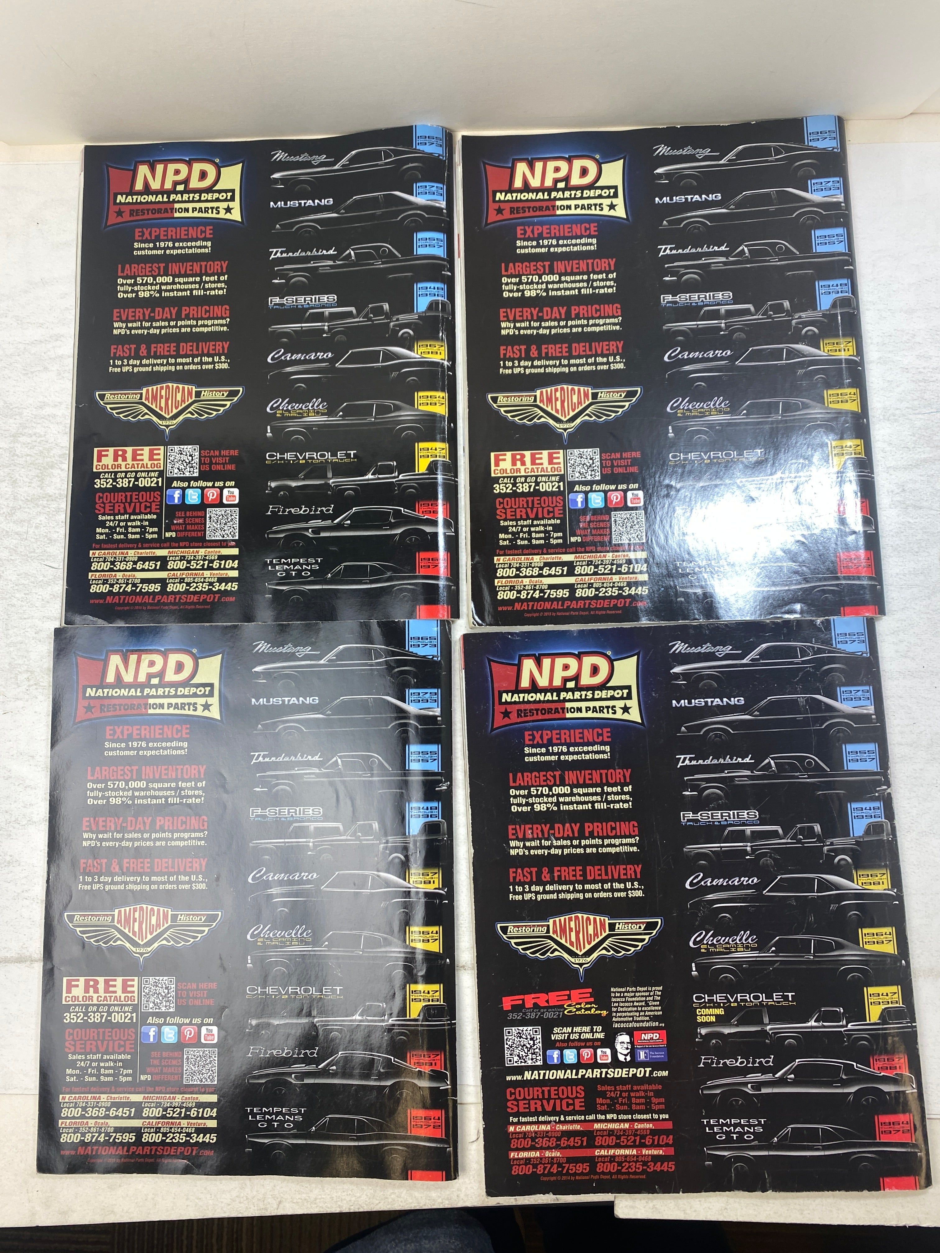 Lot of 4 Muscle Machines Magazines 2015